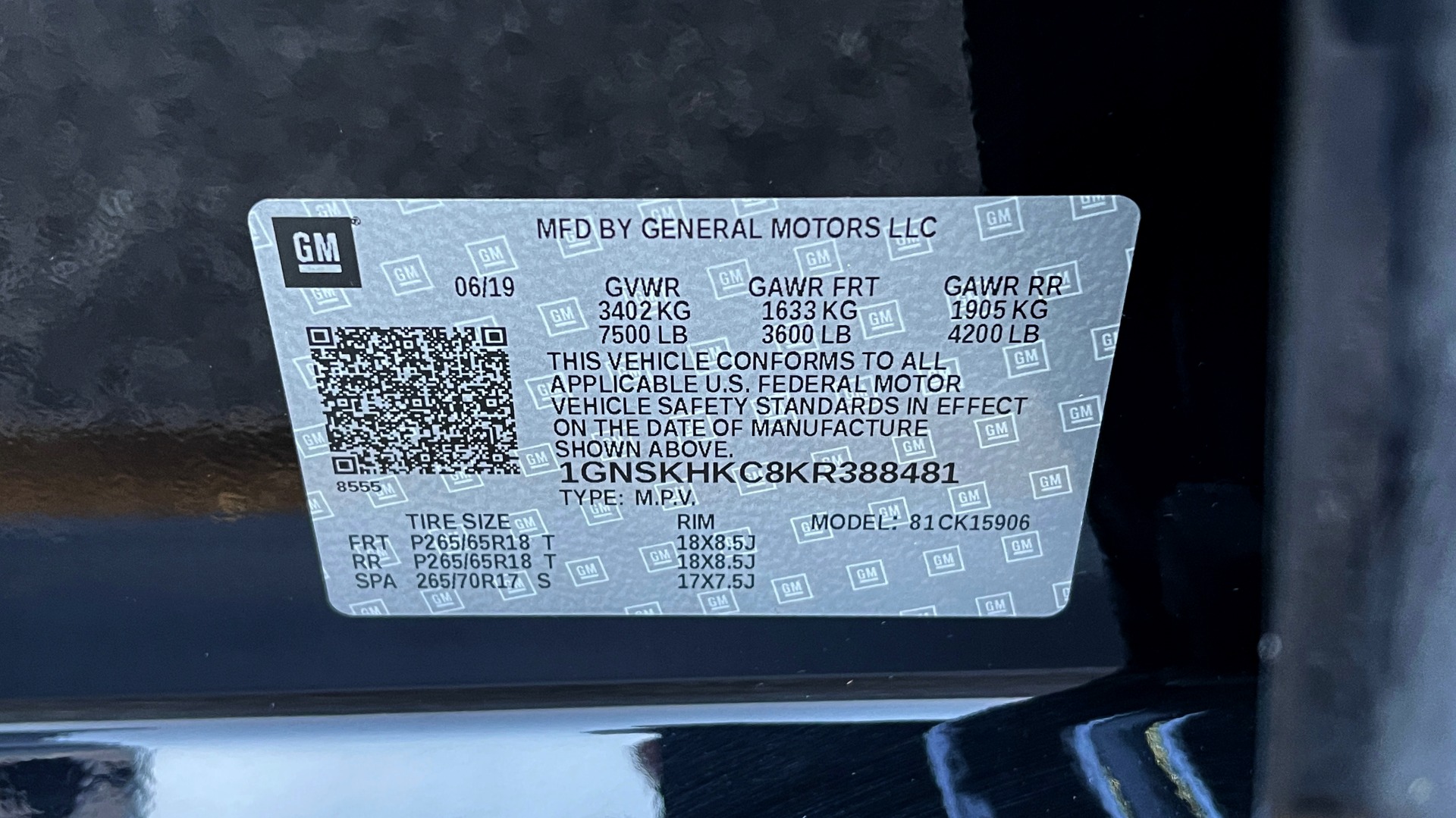 Used 2019 Chevrolet SUBURBAN LT 4X4 / 5.3L V8 / NAV / BOSE / HTD STS / 3-ROW / TOW / REARVIEW for sale Sold at Formula Imports in Charlotte NC 28227 73