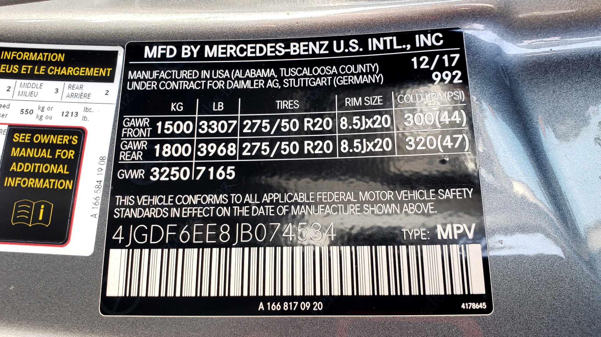 Used 2018 Mercedes-Benz GLS 450 4MATIC PREMIUM / PARK ASST / NAV / PANO-ROOF / 3-ROW / REARVIEW for sale Sold at Formula Imports in Charlotte NC 28227 102