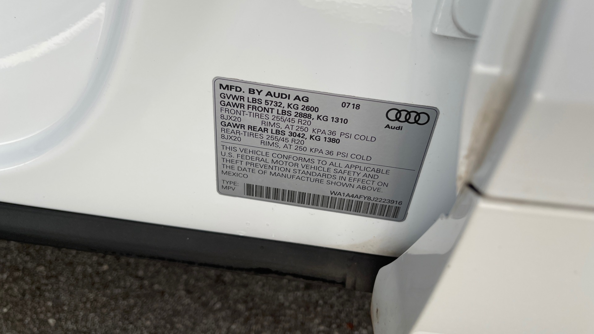 Used 2018 Audi SQ5 PREMIUM PLUS / NAV / SUNROOF / 12.3IN SCREEN / REARVIEW for sale $46,795 at Formula Imports in Charlotte NC 28227 74
