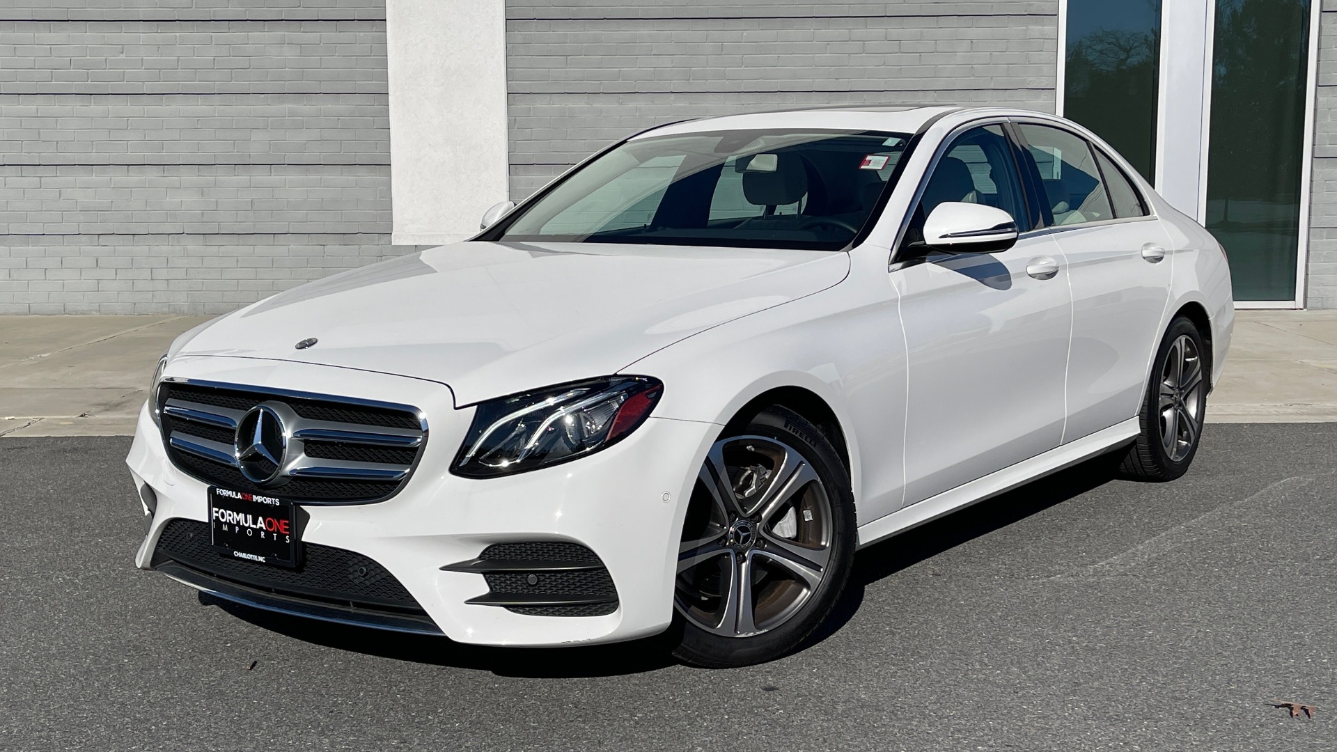 Used 2018 Mercedes-Benz E-CLASS E 300 2.0L SEDAN / RWD / 9-SPD AUTO / BLIND SPOT ASSIST / REARVIEW for sale Sold at Formula Imports in Charlotte NC 28227 1
