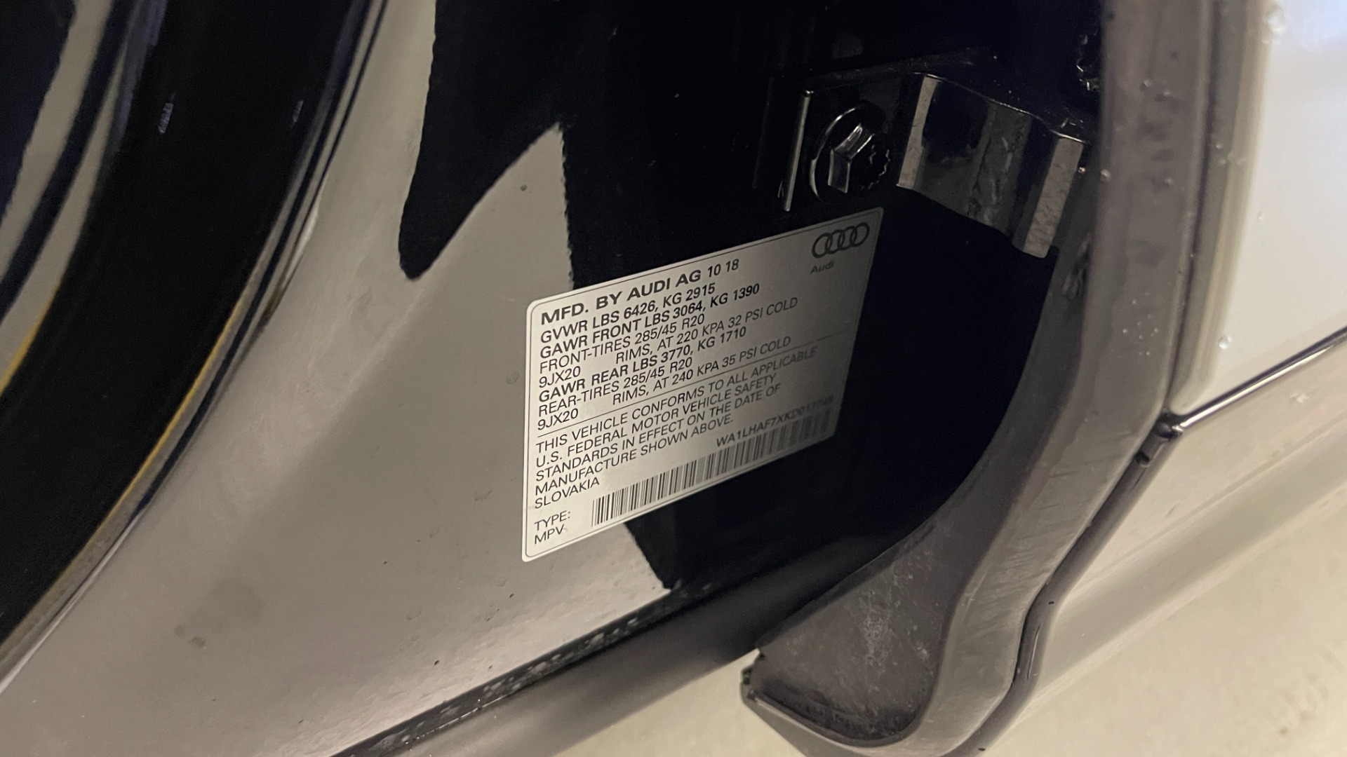 Used 2019 Audi Q7 PREMIUM PLUS / NAV / SUNROOF / DRVR ASST / COLD WTHR / 20IN WHLS / REARVIEW for sale Sold at Formula Imports in Charlotte NC 28227 68