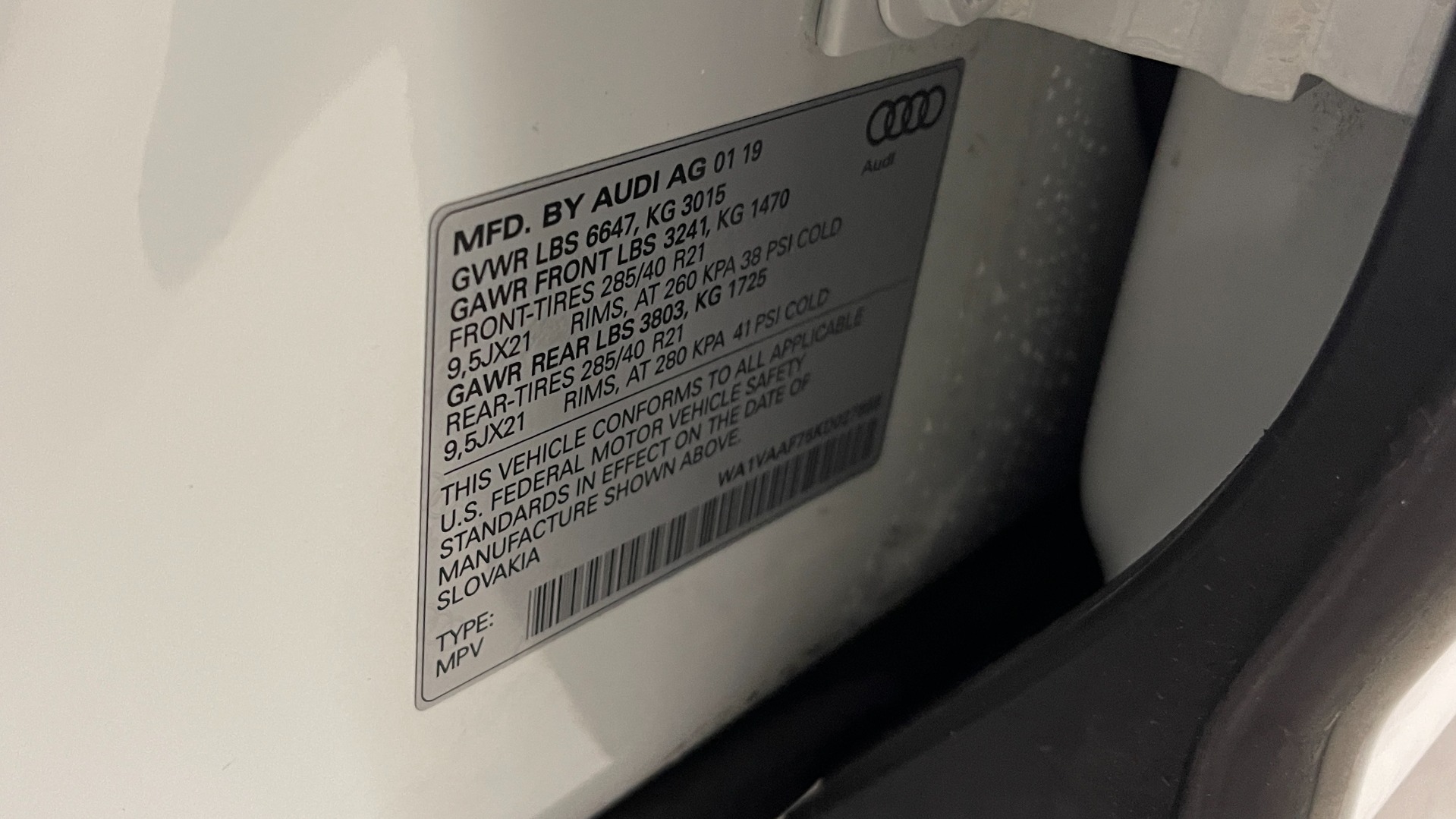 Used 2019 Audi Q7 PRESTIGE / NAV / SUNROOF / LANE ASST / TOWING / 21-IN WHLS / REA for sale $50,995 at Formula Imports in Charlotte NC 28227 68