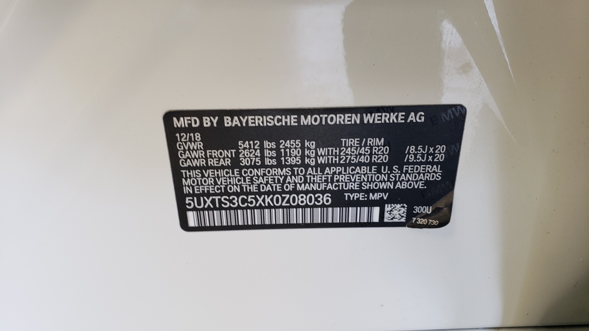 Used 2019 BMW X3 M40I SPORT / NAV / SUNROOF / DRVR ASST / PARK ASST / HTD STS / REARVIEW for sale $53,495 at Formula Imports in Charlotte NC 28227 87