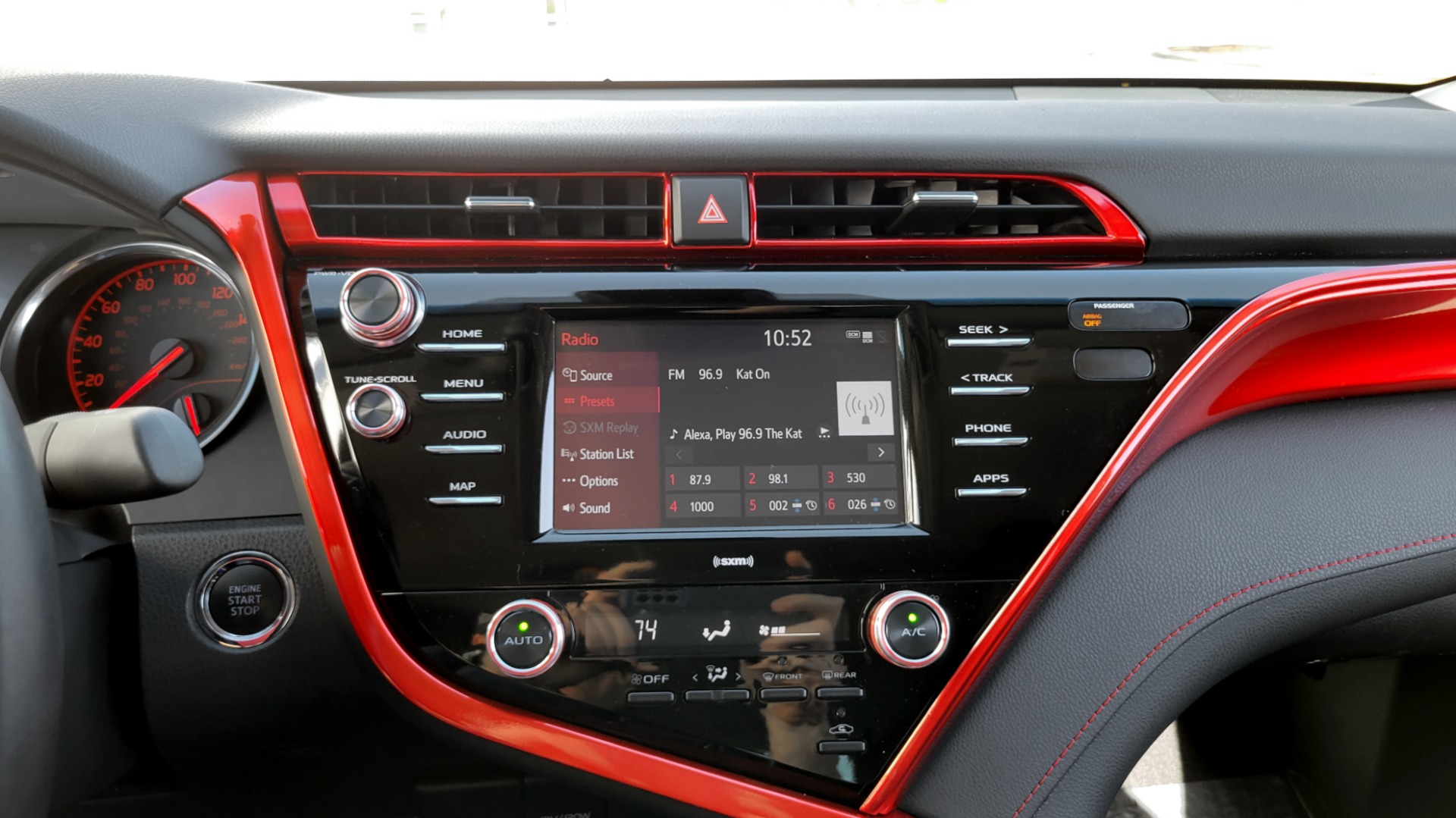 Used 2020 Toyota CAMRY TRD 3.5L V6 SEDAN / 8-SPEED AUTO / CLOTH SEATS / REARVIEW for sale $35,995 at Formula Imports in Charlotte NC 28227 49