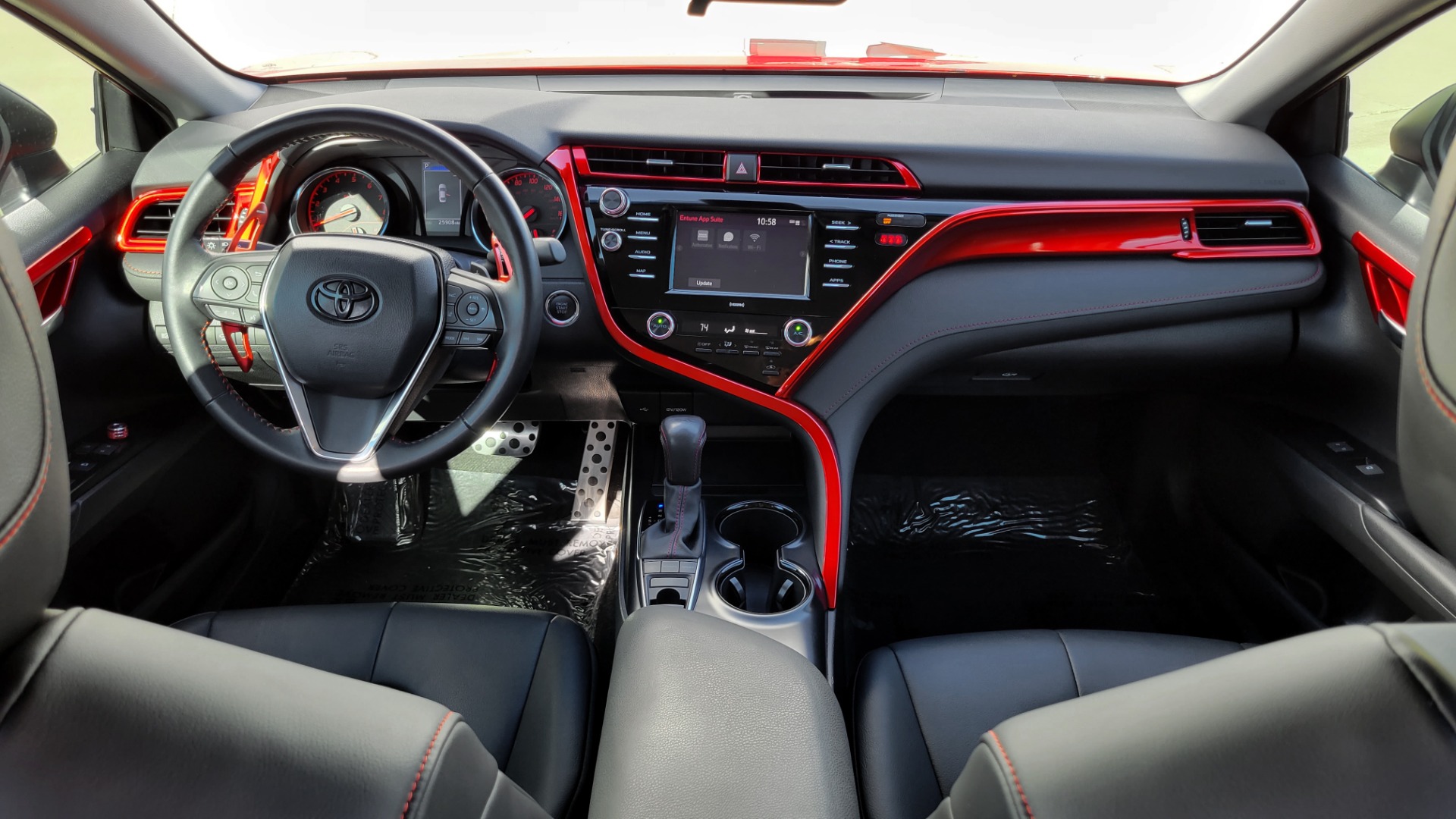 Used 2020 Toyota CAMRY TRD 3.5L V6 SEDAN / 8-SPEED AUTO / CLOTH SEATS / REARVIEW for sale $35,995 at Formula Imports in Charlotte NC 28227 78