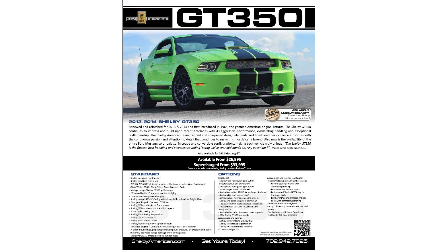 Used 2013 Ford MUSTANG GT COUPE / 5.0L / 6-SPD AUTO / SHELBY GT350 624HP / TRACK PREP for sale Sold at Formula Imports in Charlotte NC 28227 77