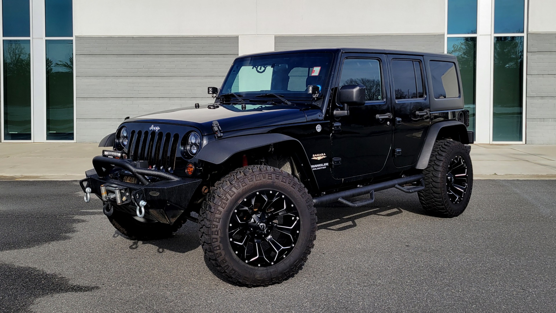 Used 2011 Jeep WRANGLER UNLIMITED SAHARA 4X4 / 3.8L V6 / 4-SPD AUTO / CUSTOM SOUND SYS for sale Sold at Formula Imports in Charlotte NC 28227 1