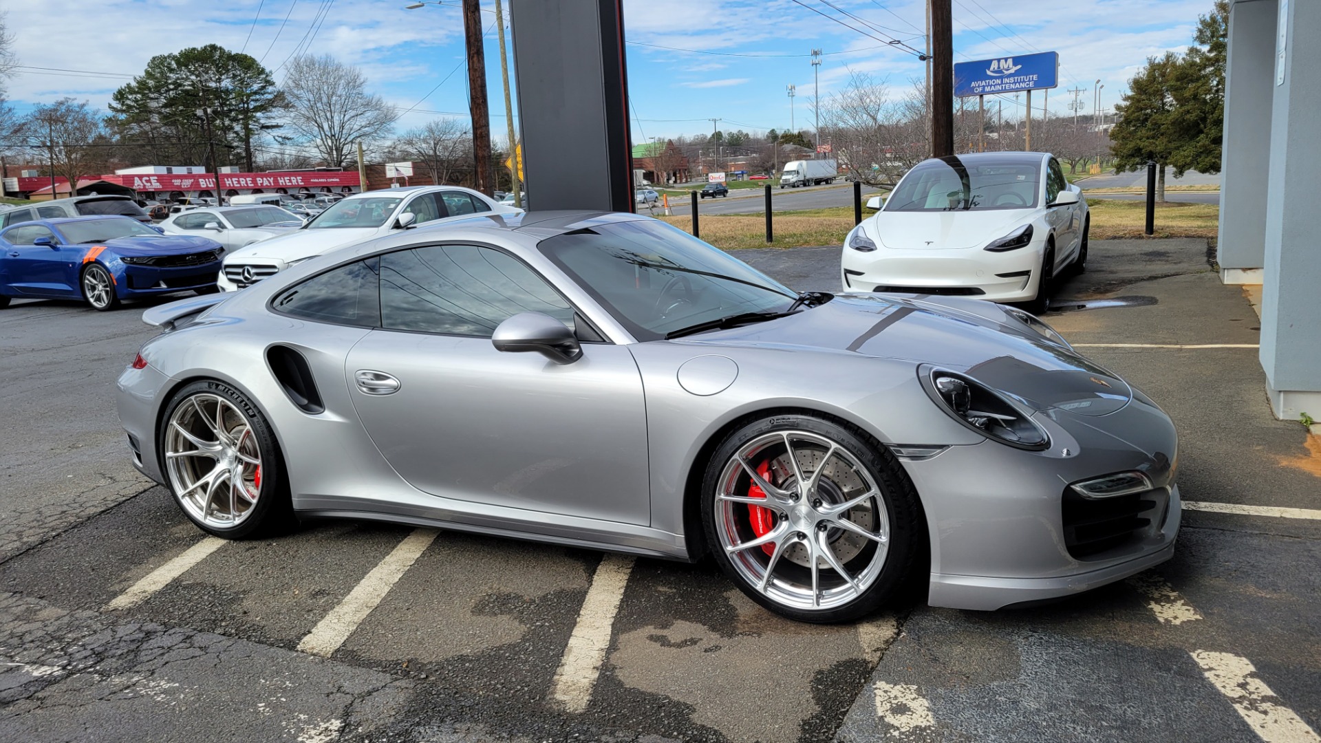 Used 2014 Porsche 911 TURBO COUPE / 3.8L FLAT-6 / PDK AUTO / SPORT CHRONO / SUNROOF for sale Sold at Formula Imports in Charlotte NC 28227 3