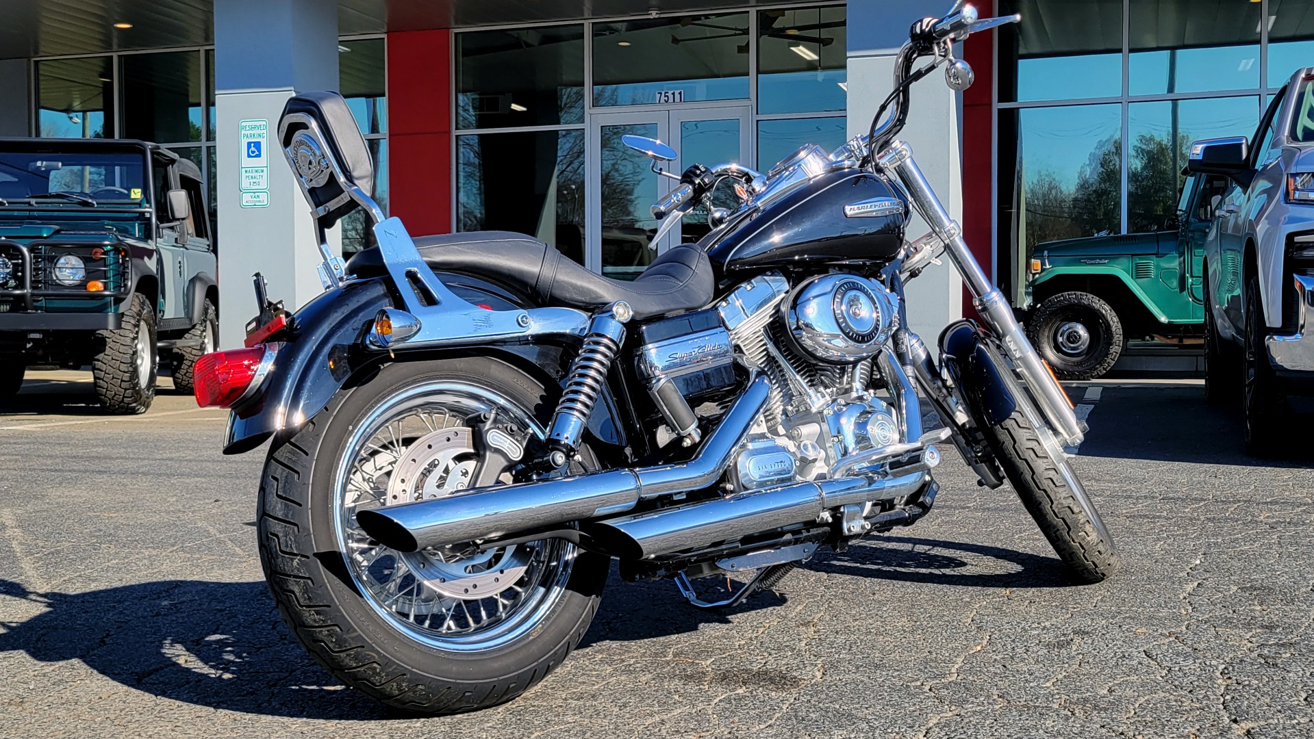 Used 2007 Harley Davidson SUPER GLIDE 1600CC / DYNA GLIDE / LOTS OF CHROME / ONLY 45 MILES for sale $14,000 at Formula Imports in Charlotte NC 28227 16
