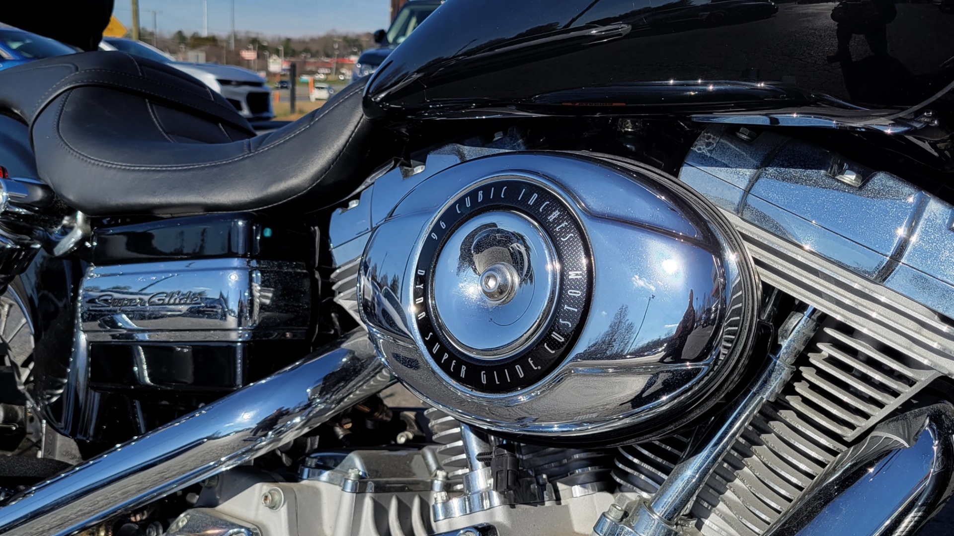 Used 2007 Harley Davidson SUPER GLIDE 1600CC DYNA GLIDE LOTS OF CHROME ONLY 45 MILES For Sale 13 000 Formula Imports Stock FC11656