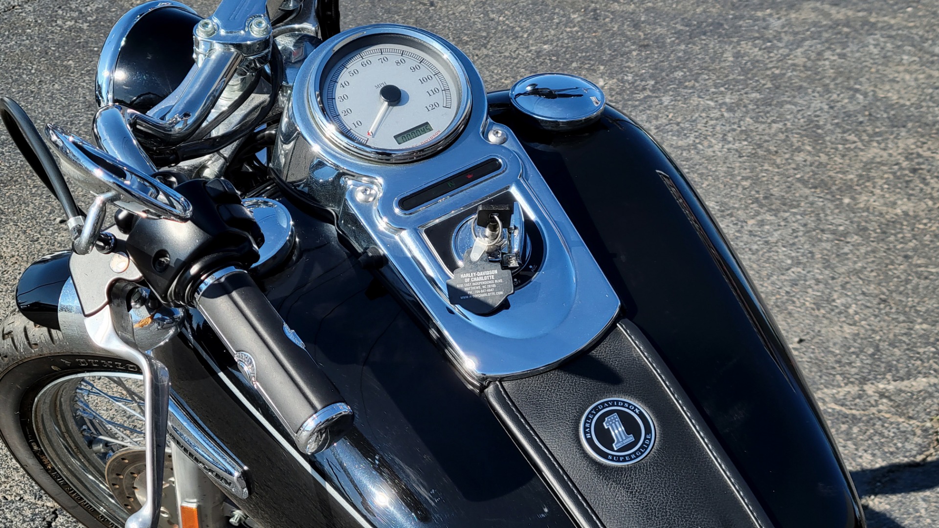 Used 2007 Harley Davidson SUPER GLIDE 1600CC / DYNA GLIDE / LOTS OF CHROME / ONLY 45 MILES for sale $14,000 at Formula Imports in Charlotte NC 28227 5