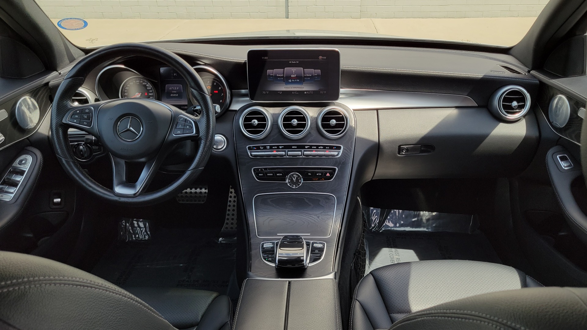Used 2016 Mercedes-Benz C-CLASS C 300 PREMIUM 2 / SPORT / PANO-ROOF / BSA / HTD STS / MULTIMEDIA for sale Sold at Formula Imports in Charlotte NC 28227 84