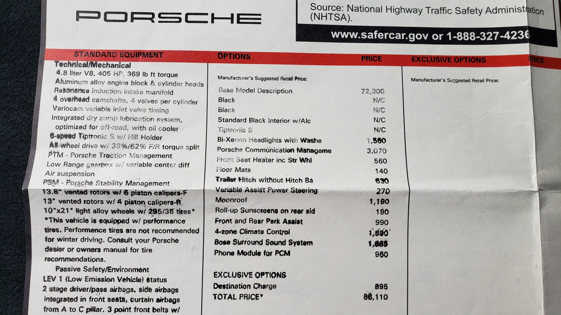Used 2008 Porsche CAYENNE GTS TIPTRONIC / NAV / SUNROOF / REARVIEW / BOSE for sale Sold at Formula Imports in Charlotte NC 28227 113