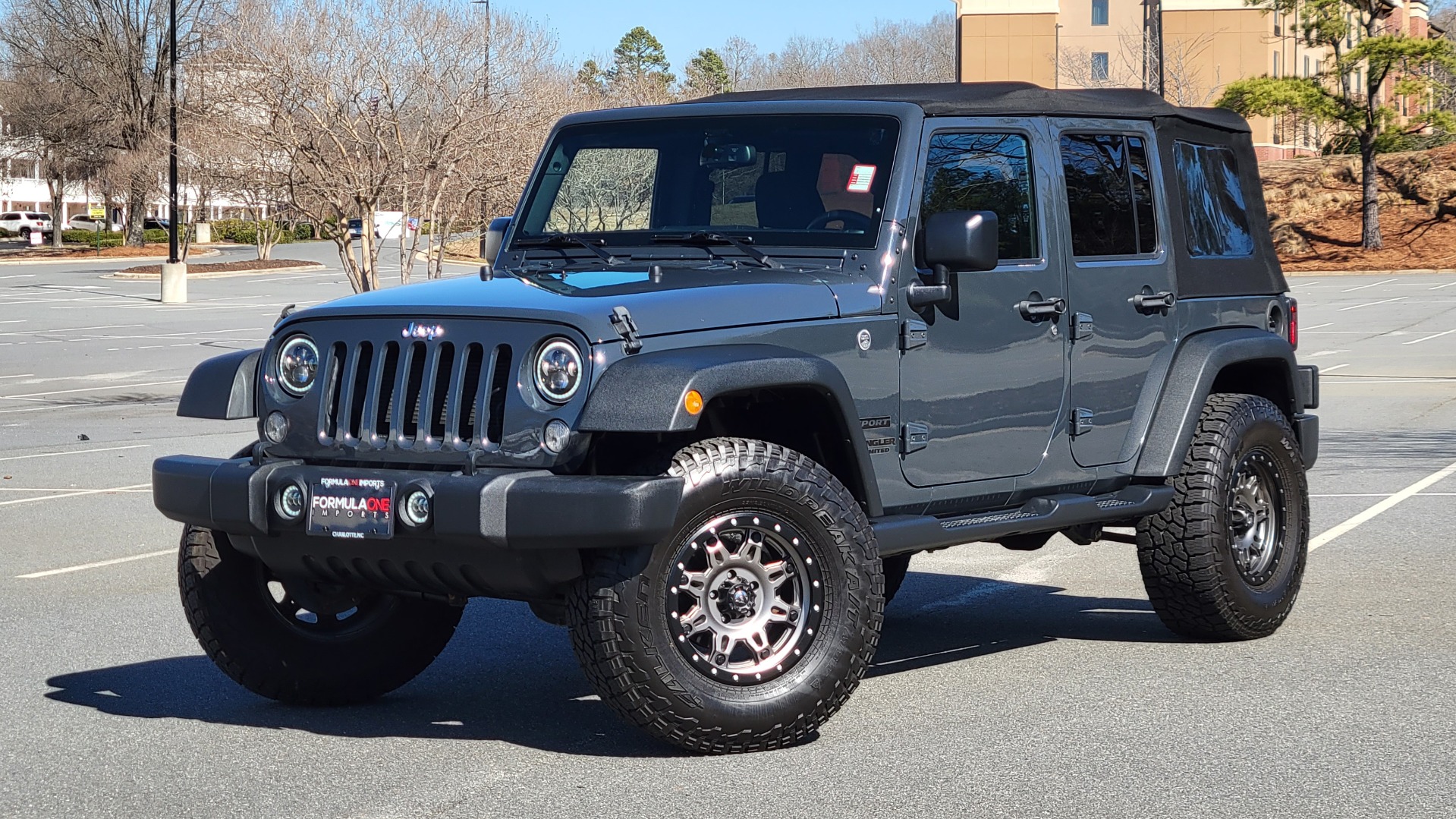 Used 2016 Jeep WRANGLER UNLIMITED SPORT 4X4 / 3.6L / AUTO / TOW PKG / ALPINE / CONNECTIVITY GROUP for sale Sold at Formula Imports in Charlotte NC 28227 1