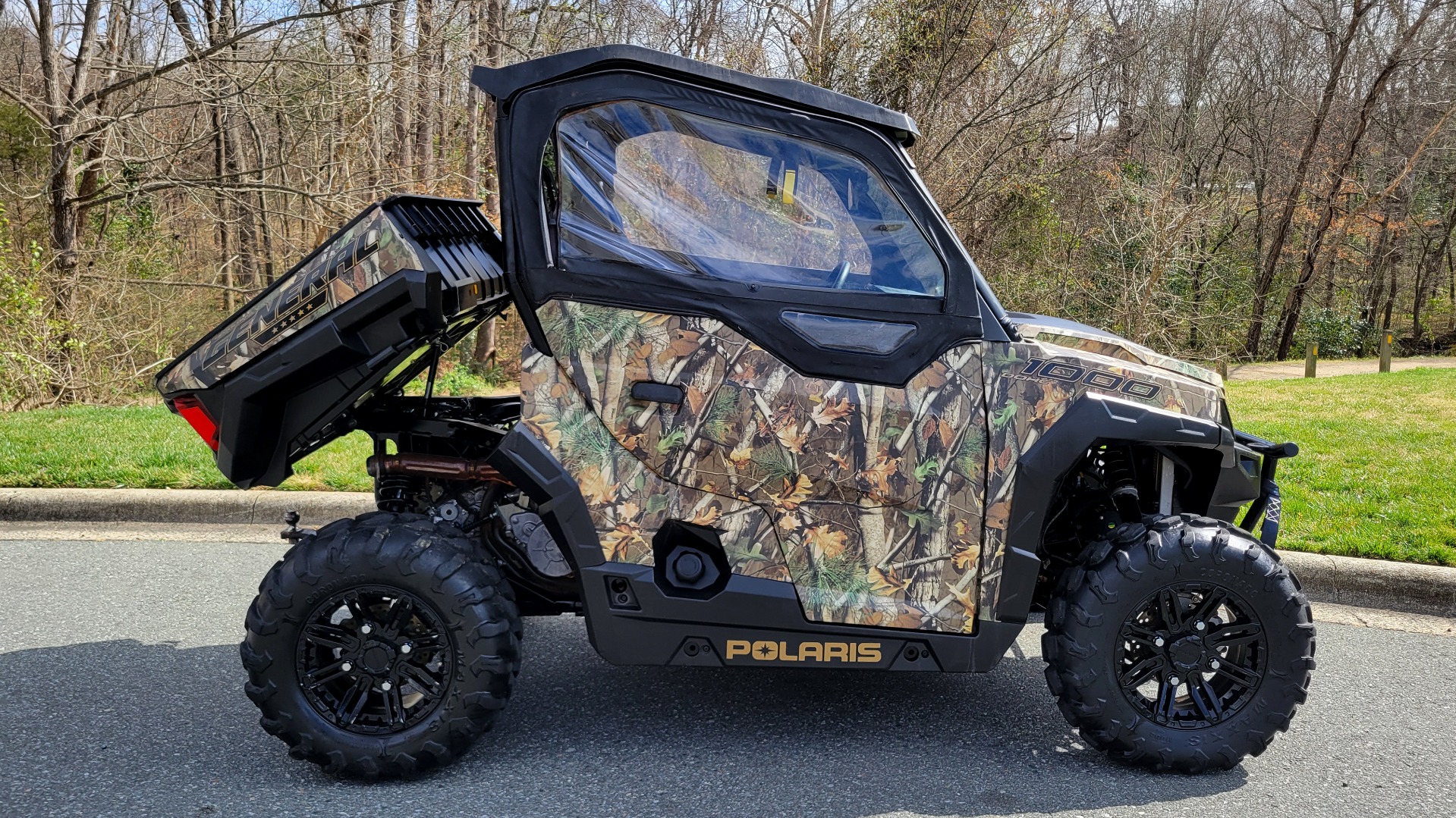 Used 2019 Polaris GENERAL 1000 HUNTER CAMO 100HP / 4X4 / AUTO / 4500LB WINCH / RADIO for sale $18,995 at Formula Imports in Charlotte NC 28227 30