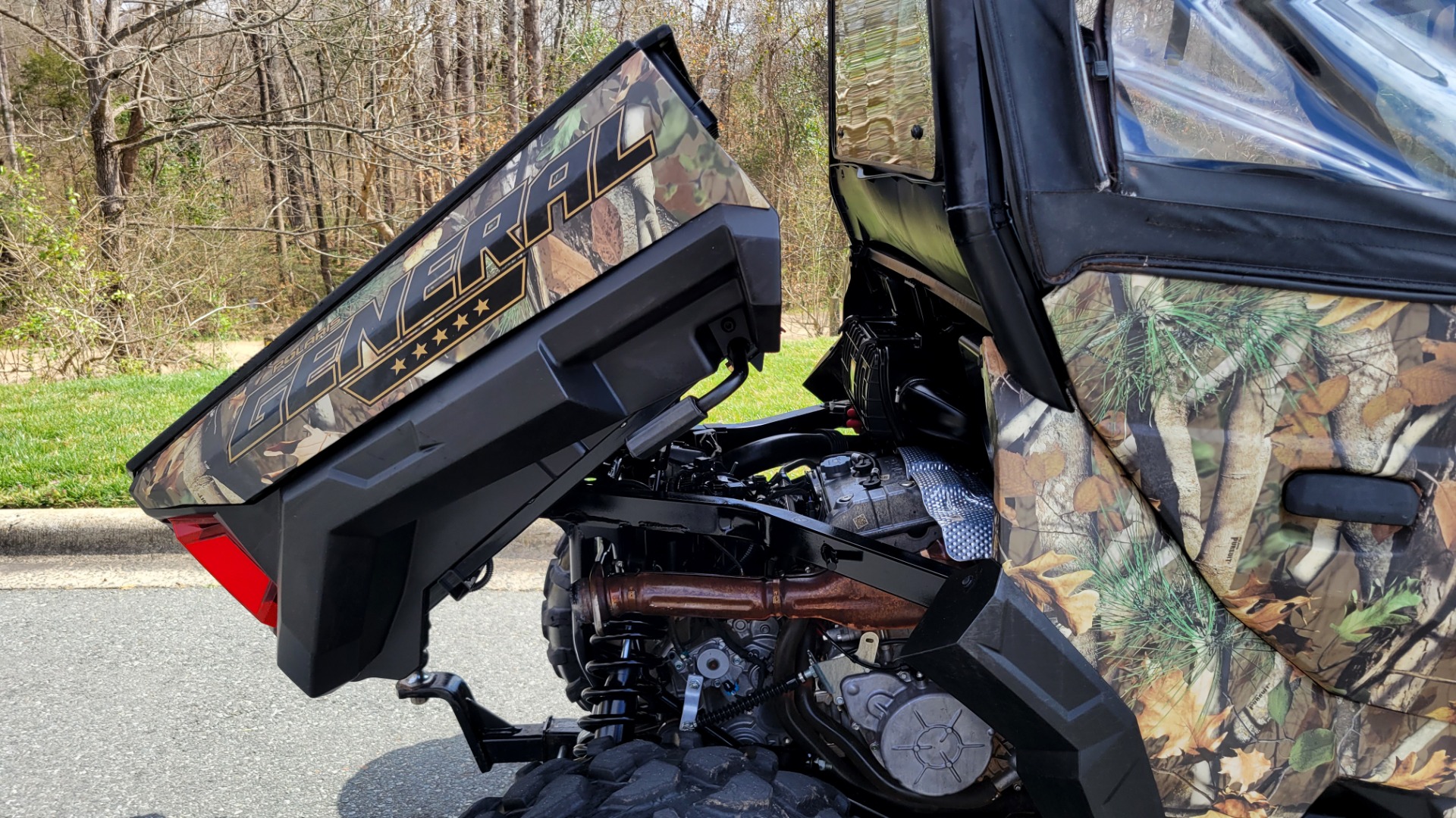 Used 2019 Polaris GENERAL 1000 HUNTER CAMO 100HP / 4X4 / AUTO / 4500LB WINCH / RADIO for sale $18,995 at Formula Imports in Charlotte NC 28227 31