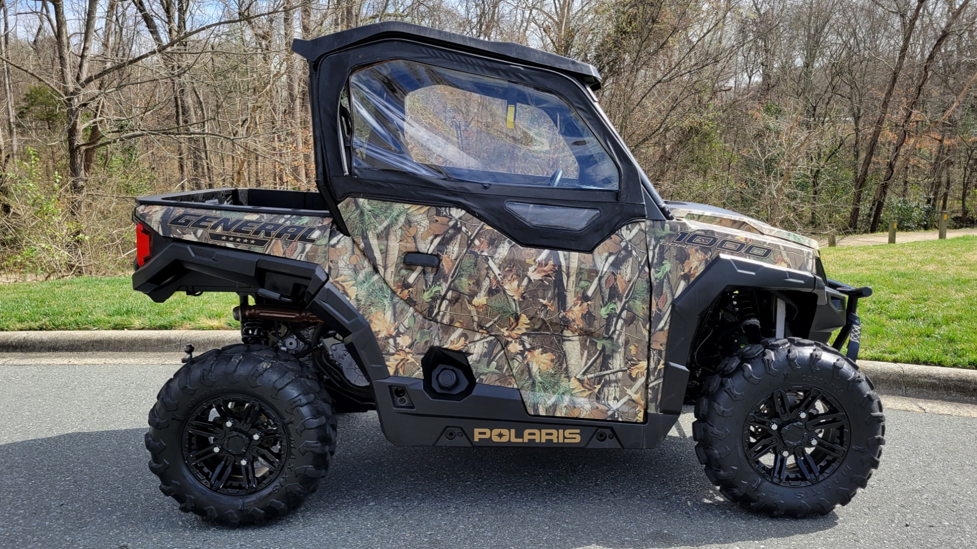 Used 2019 Polaris GENERAL 1000 HUNTER CAMO 100HP / 4X4 / AUTO / 4500LB WINCH / RADIO for sale $18,995 at Formula Imports in Charlotte NC 28227 6