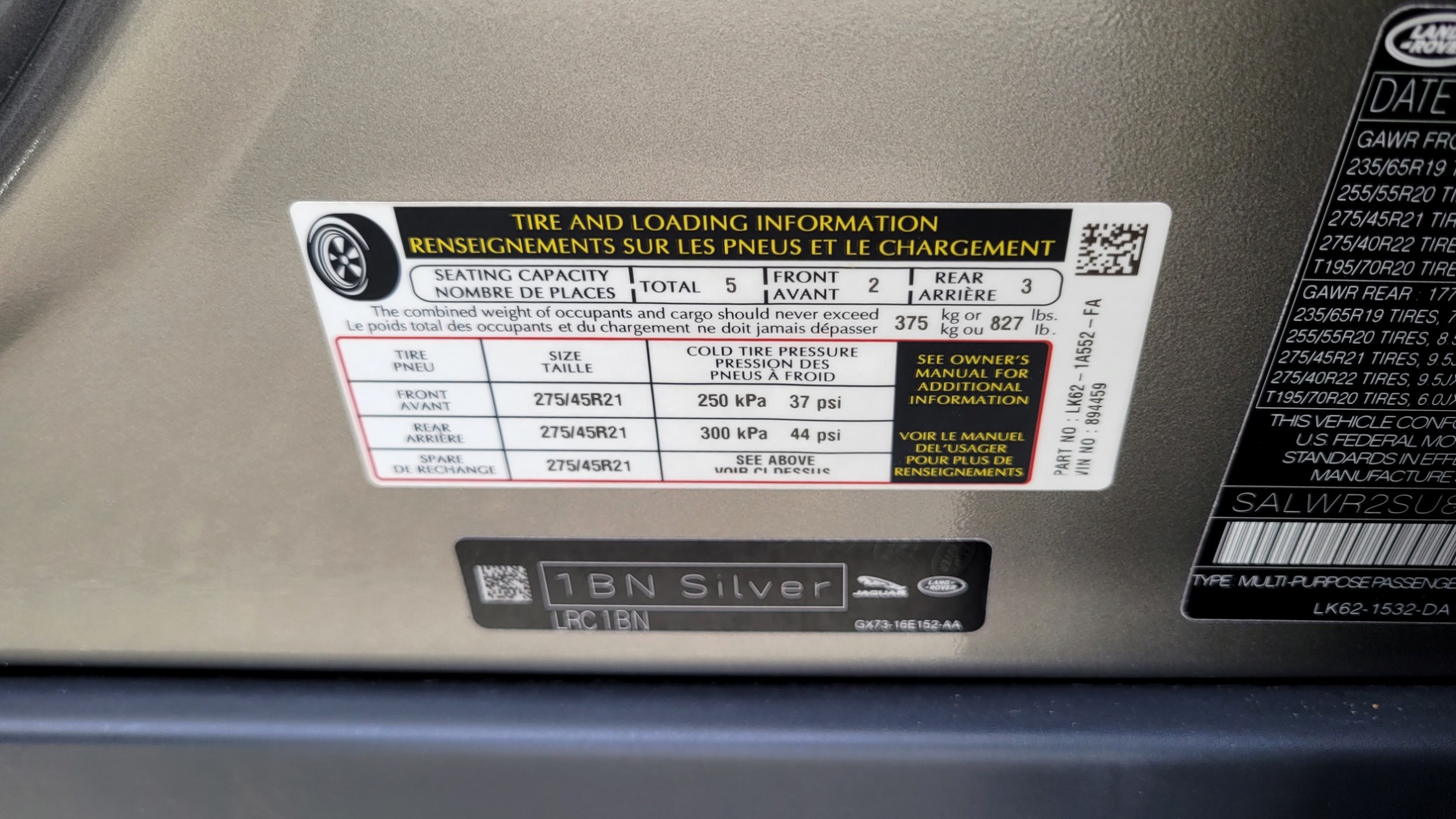 Used 2020 Land Rover RANGE ROVER SPORT HSE / 3.0L SC I6 / 8-SPD AUTO / NAV / PANO-ROOF / REARVIEW for sale Sold at Formula Imports in Charlotte NC 28227 105