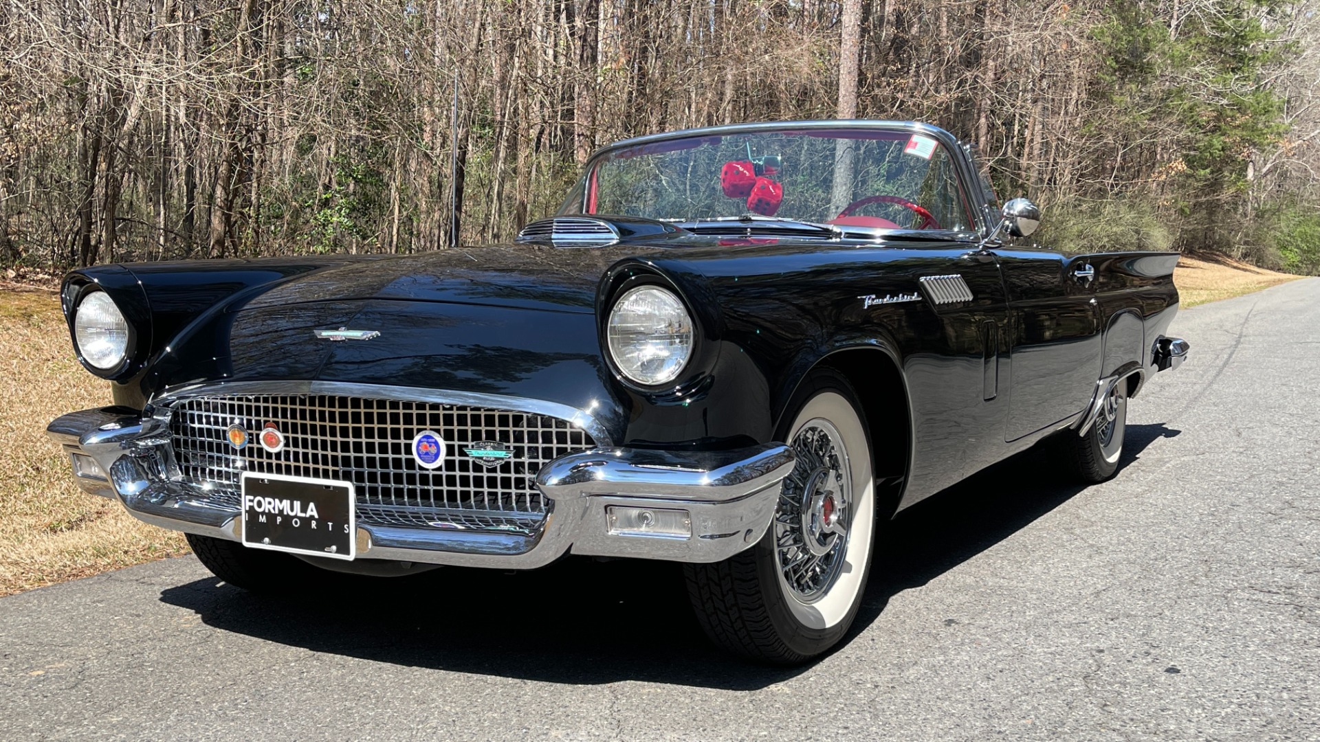 Used 1957 Ford THUNDERBIRD CONVERTIBLE / V8 / 3-SPD AUTO / PWR STRNG / PWR WNDWS / RESTORED for sale $75,000 at Formula Imports in Charlotte NC 28227 11