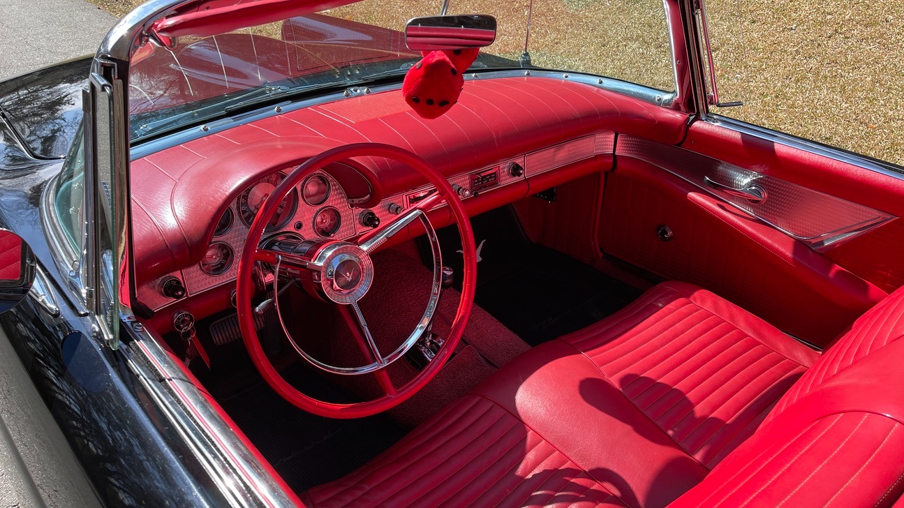 Used 1957 Ford THUNDERBIRD CONVERTIBLE / V8 / 3-SPD AUTO / PWR STRNG / PWR WNDWS / RESTORED for sale Sold at Formula Imports in Charlotte NC 28227 12