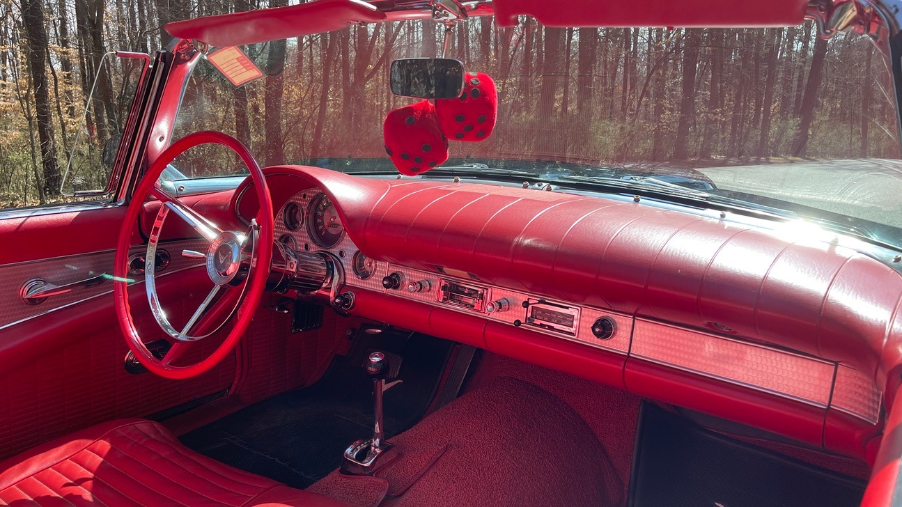 Used 1957 Ford THUNDERBIRD CONVERTIBLE / V8 / 3-SPD AUTO / PWR STRNG / PWR WNDWS / RESTORED for sale Sold at Formula Imports in Charlotte NC 28227 18