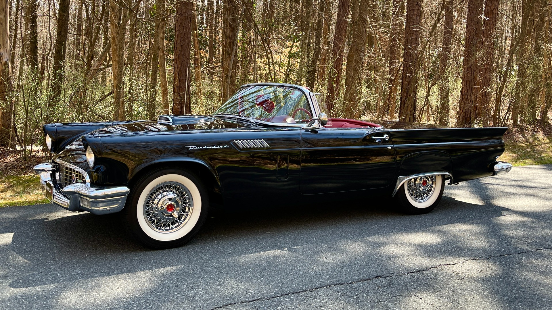 Used 1957 Ford THUNDERBIRD CONVERTIBLE / V8 / 3-SPD AUTO / PWR STRNG / PWR WNDWS / RESTORED for sale Sold at Formula Imports in Charlotte NC 28227 2