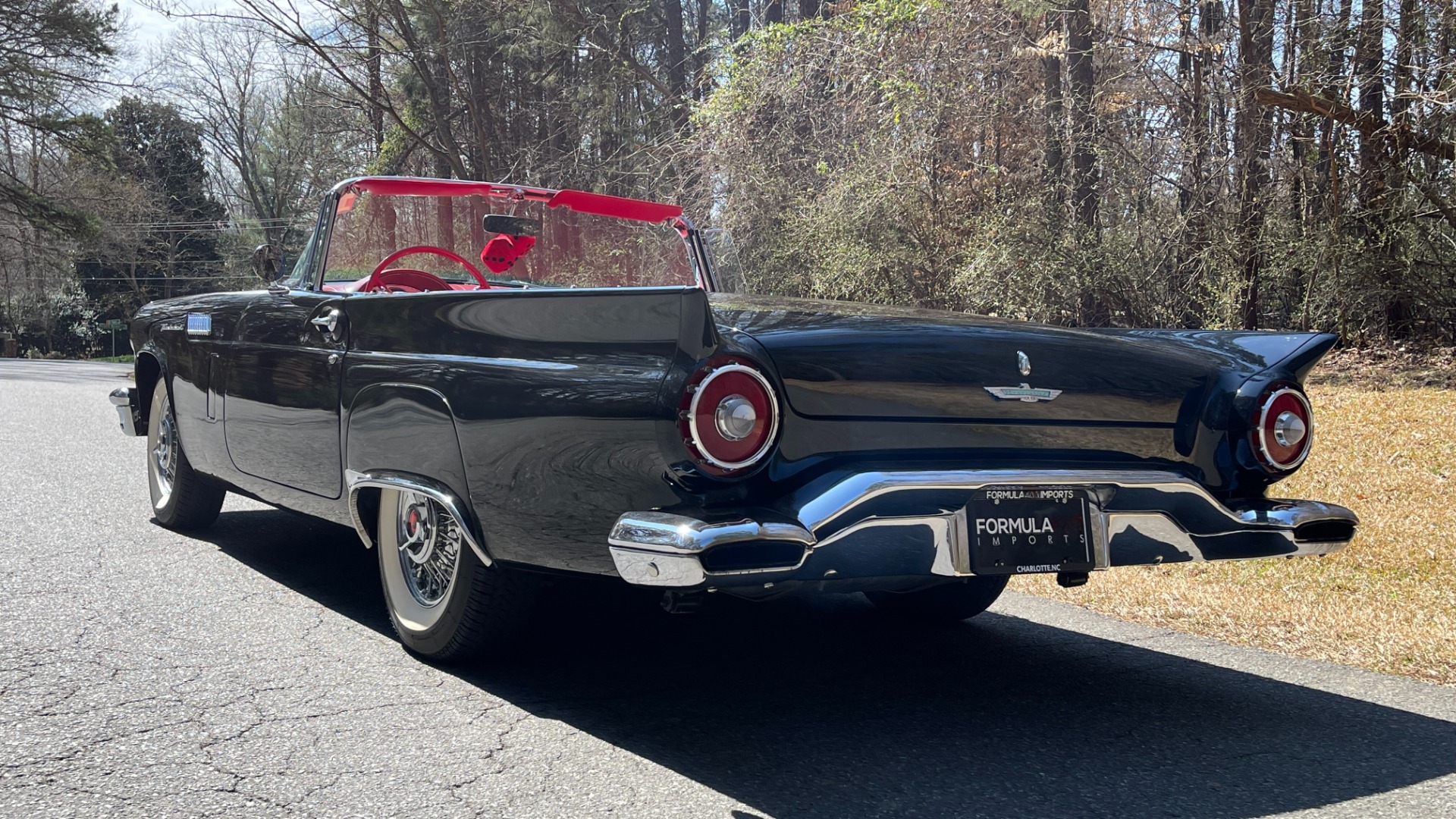 Used 1957 Ford THUNDERBIRD CONVERTIBLE / V8 / 3-SPD AUTO / PWR STRNG / PWR WNDWS / RESTORED for sale Sold at Formula Imports in Charlotte NC 28227 20