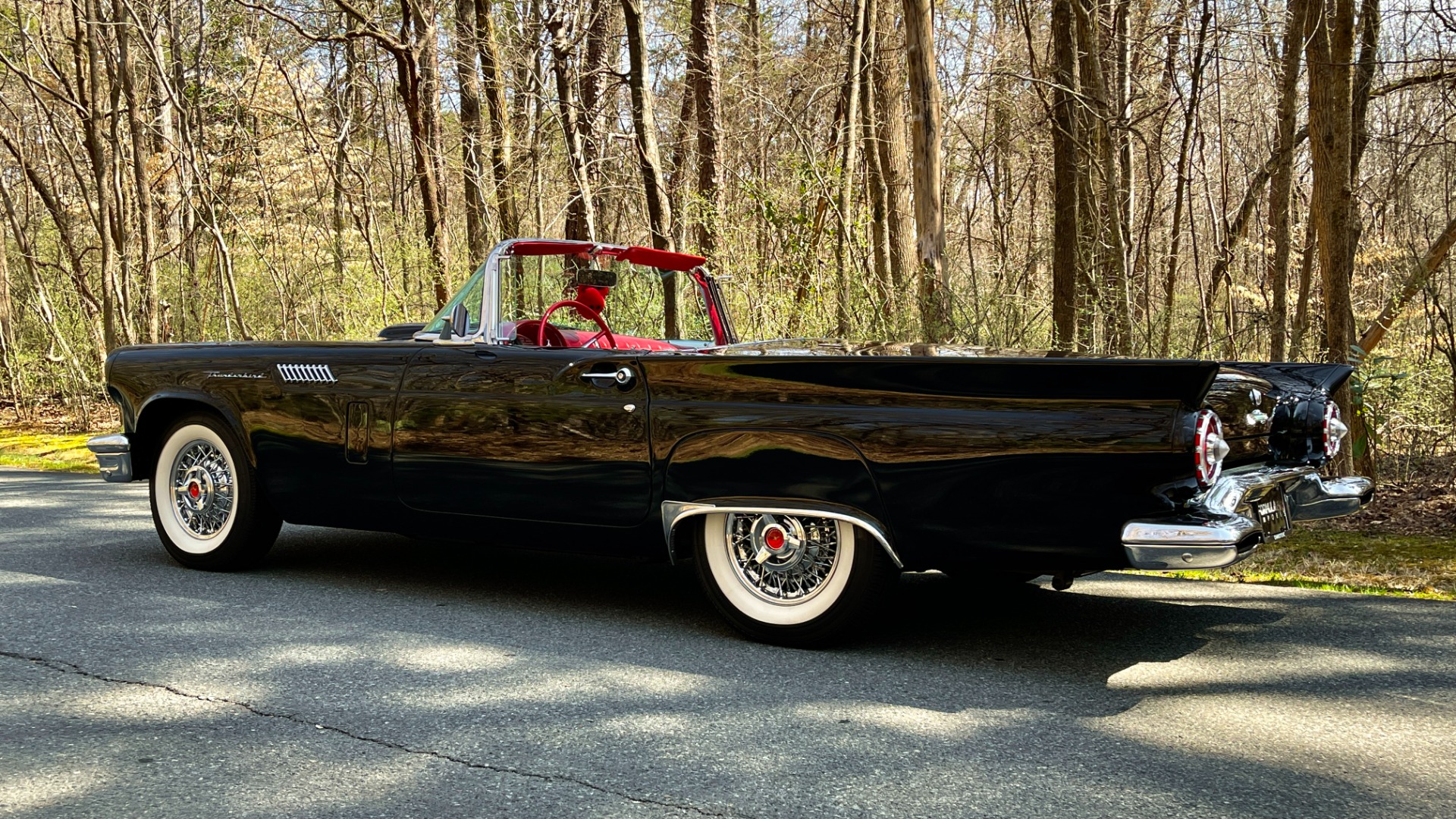 Used 1957 Ford THUNDERBIRD CONVERTIBLE / V8 / 3-SPD AUTO / PWR STRNG / PWR WNDWS / RESTORED for sale Sold at Formula Imports in Charlotte NC 28227 3