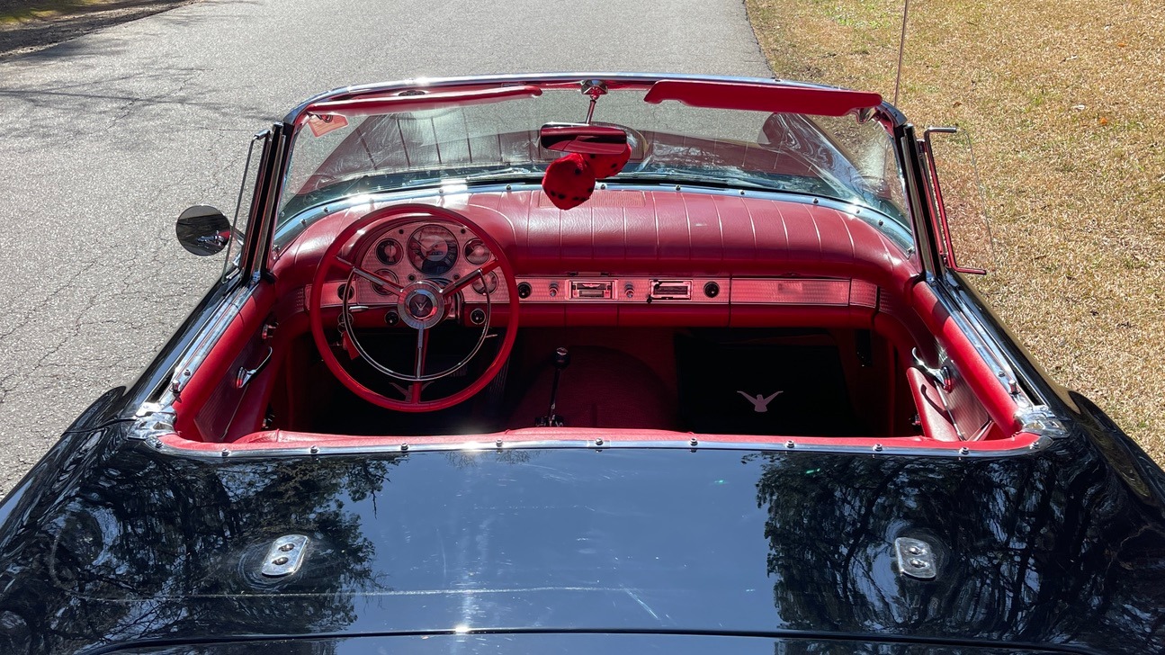 Used 1957 Ford THUNDERBIRD CONVERTIBLE / V8 / 3-SPD AUTO / PWR STRNG / PWR WNDWS / RESTORED for sale Sold at Formula Imports in Charlotte NC 28227 40