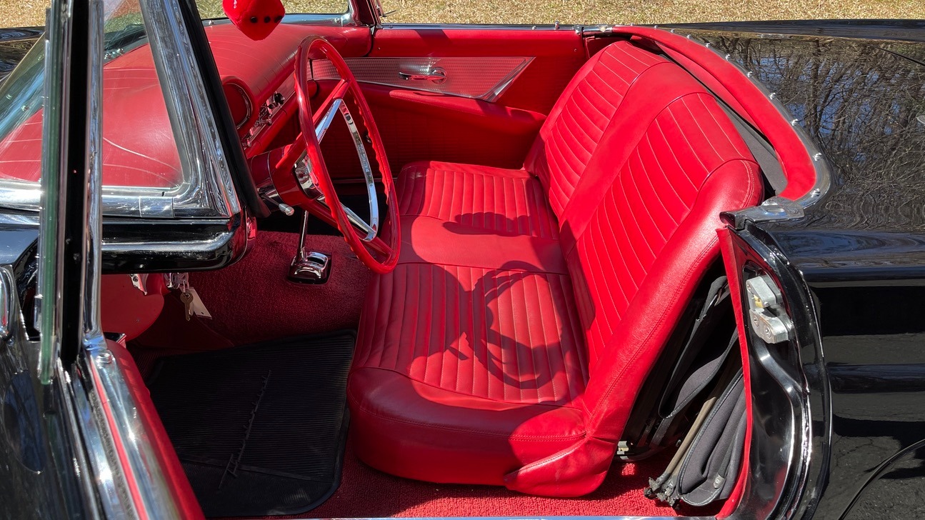 Used 1957 Ford THUNDERBIRD CONVERTIBLE / V8 / 3-SPD AUTO / PWR STRNG / PWR WNDWS / RESTORED for sale Sold at Formula Imports in Charlotte NC 28227 45