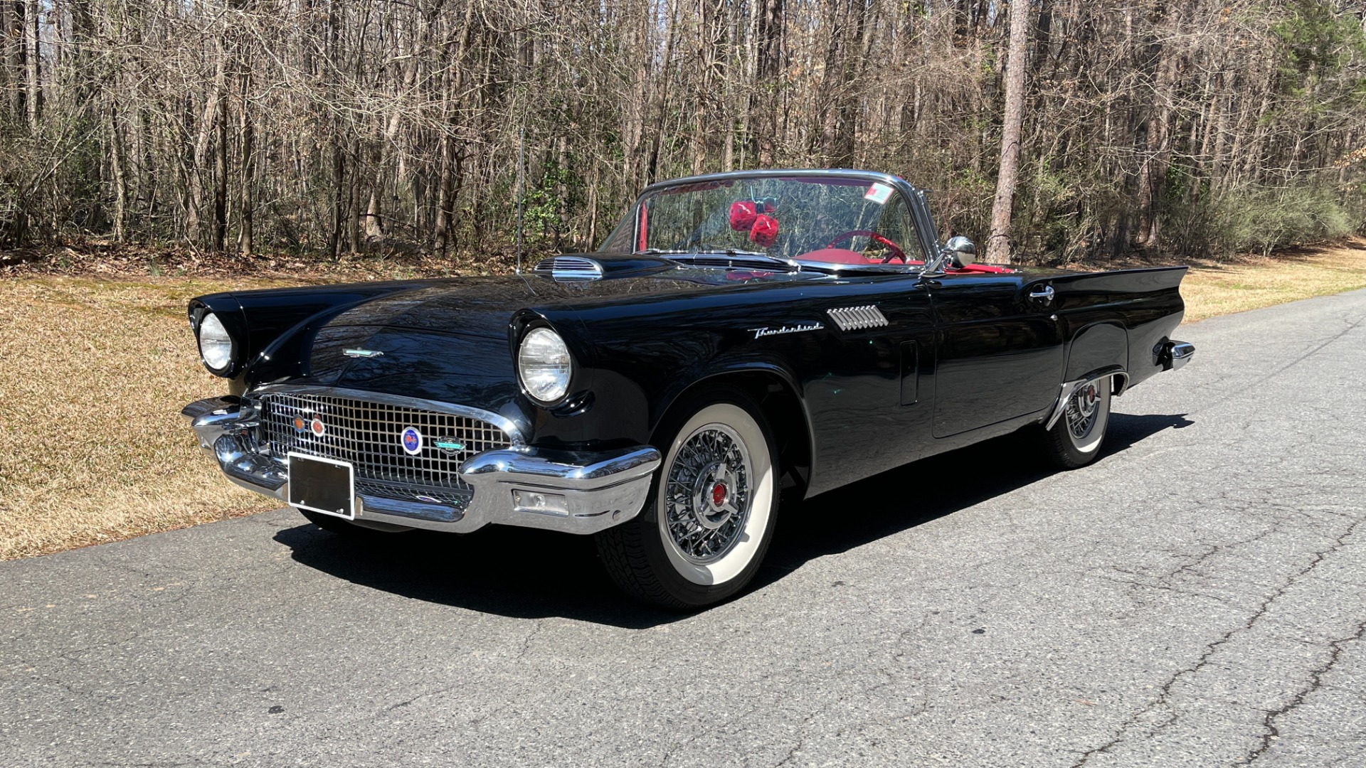 Used 1957 Ford THUNDERBIRD CONVERTIBLE / V8 / 3-SPD AUTO / PWR STRNG / PWR WNDWS / RESTORED for sale Sold at Formula Imports in Charlotte NC 28227 5