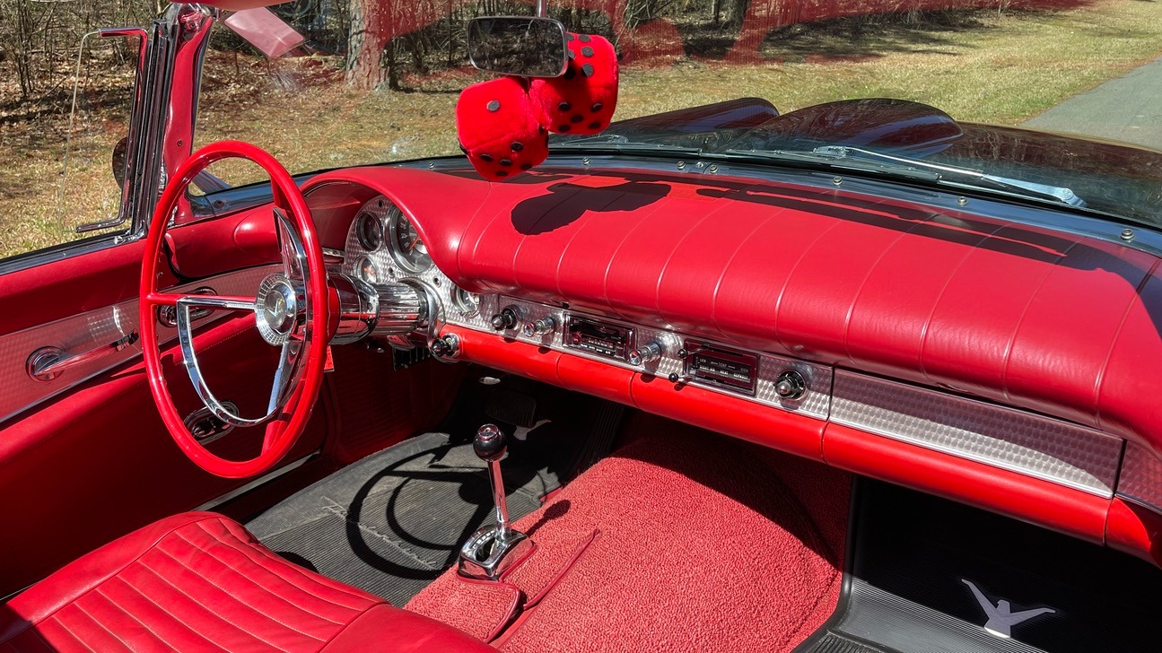 Used 1957 Ford THUNDERBIRD CONVERTIBLE / V8 / 3-SPD AUTO / PWR STRNG / PWR WNDWS / RESTORED for sale $75,000 at Formula Imports in Charlotte NC 28227 63