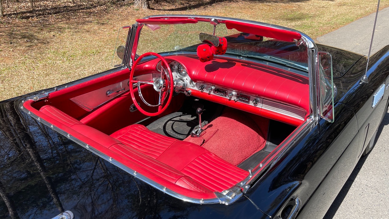 Used 1957 Ford THUNDERBIRD CONVERTIBLE / V8 / 3-SPD AUTO / PWR STRNG / PWR WNDWS / RESTORED for sale Sold at Formula Imports in Charlotte NC 28227 80