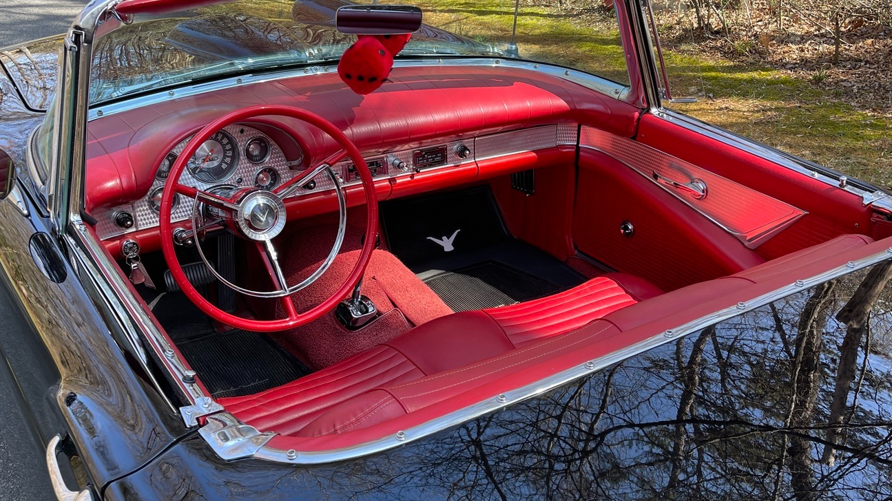Used 1957 Ford THUNDERBIRD CONVERTIBLE / V8 / 3-SPD AUTO / PWR STRNG / PWR WNDWS / RESTORED for sale $75,000 at Formula Imports in Charlotte NC 28227 95