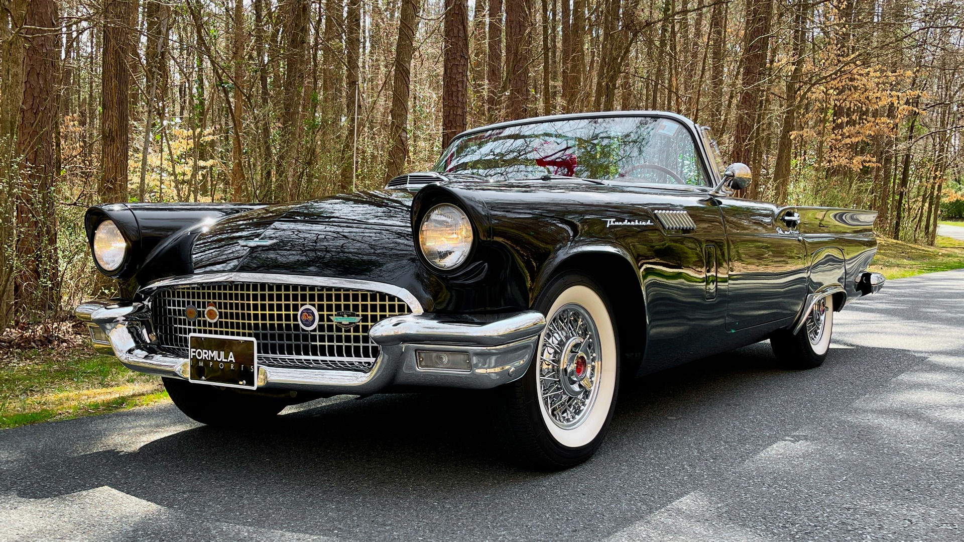 Used 1957 Ford THUNDERBIRD CONVERTIBLE / V8 / 3-SPD AUTO / PWR STRNG / PWR WNDWS / RESTORED for sale Sold at Formula Imports in Charlotte NC 28227 1