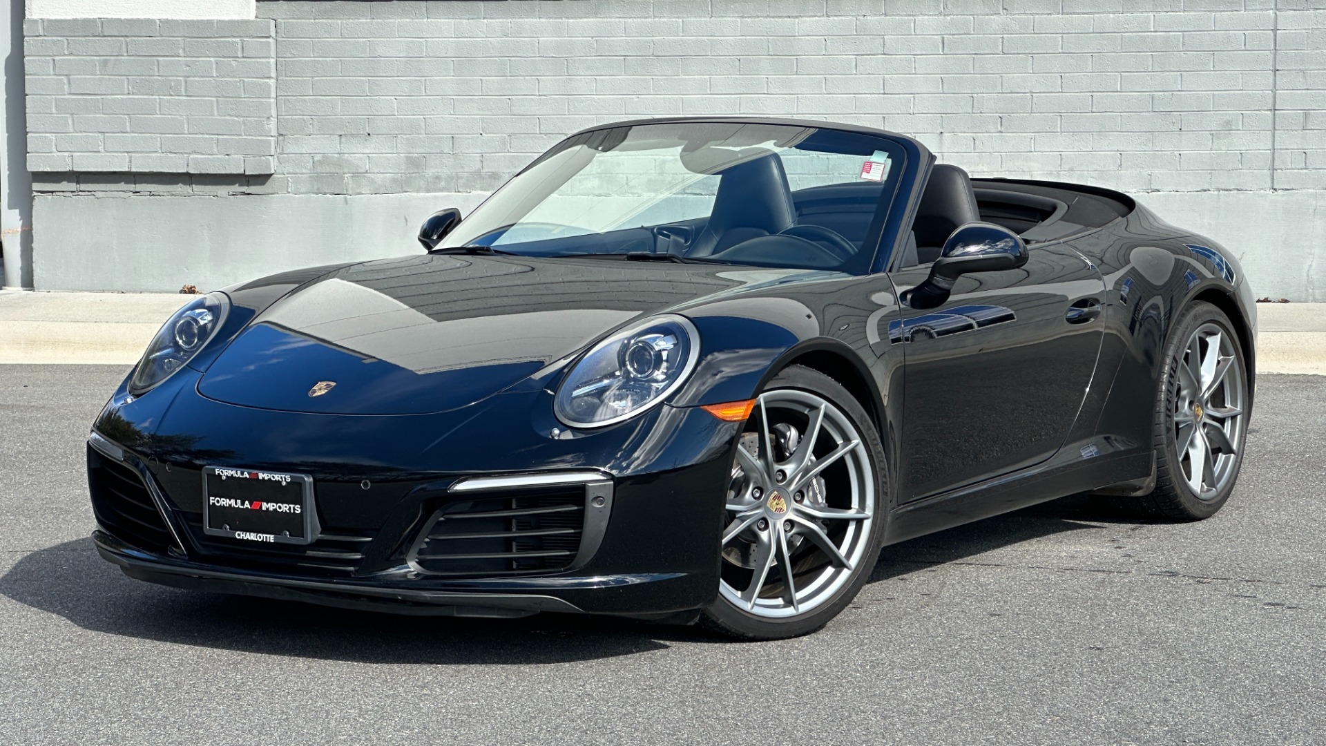 Used 2017 Porsche 911 CARRERA / SPORT EXHAUST / CABRIOLET / SPORT CHRONO / SPORT SEATS for sale Sold at Formula Imports in Charlotte NC 28227 1