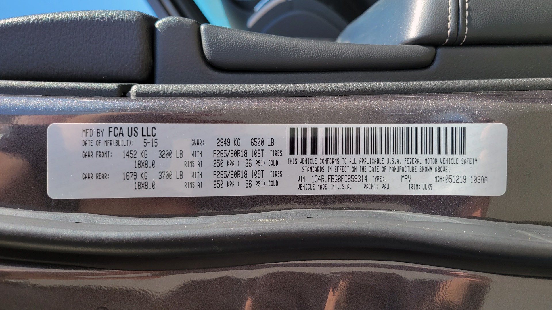 Used 2015 Jeep Grand Cherokee Limited for sale Sold at Formula Imports in Charlotte NC 28227 79