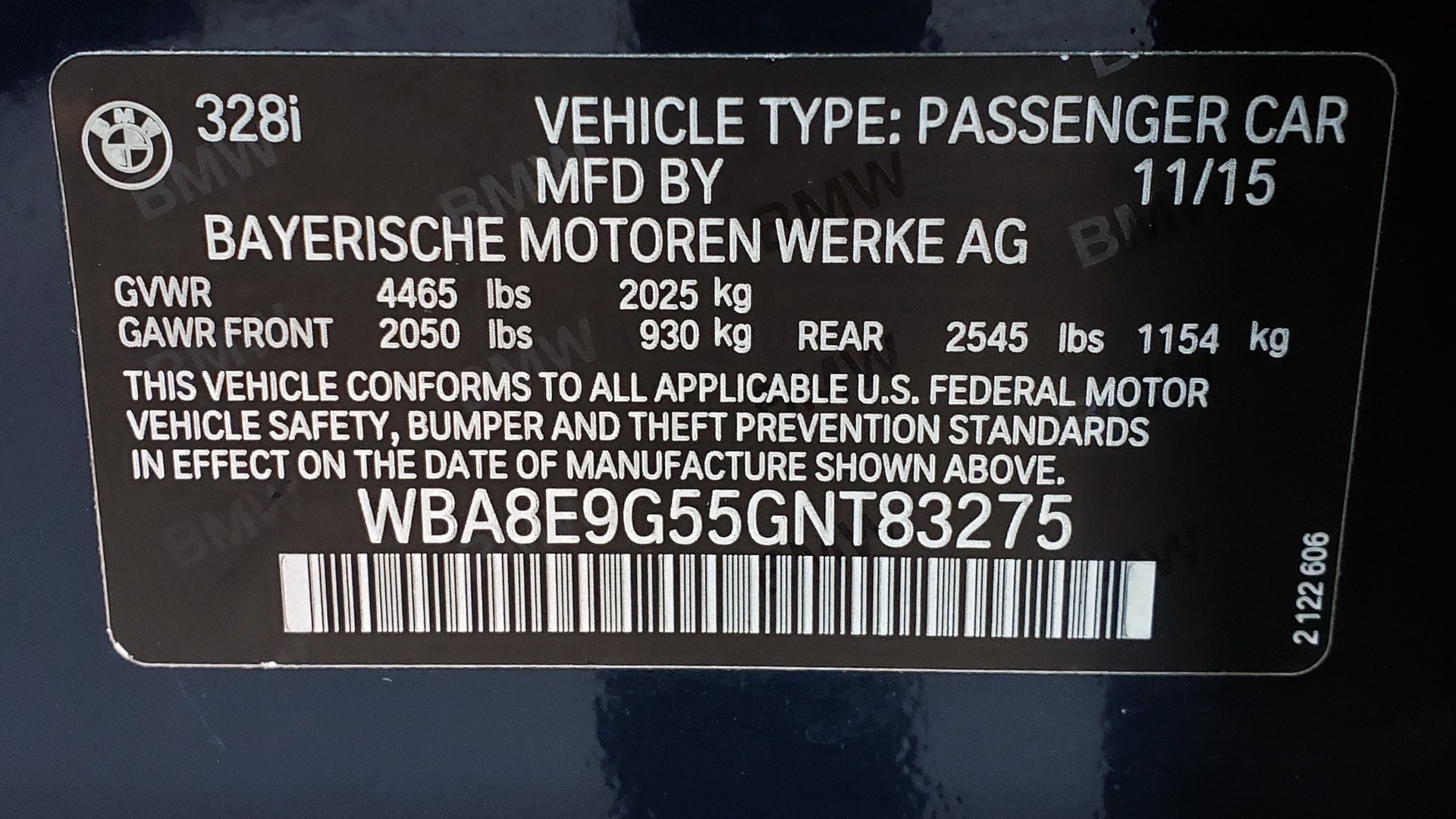 Used 2016 BMW 3 Series 328i PREMIUM / NAV / SUNROOF / DRIVE ASST / REARVIEW for sale Sold at Formula Imports in Charlotte NC 28227 80