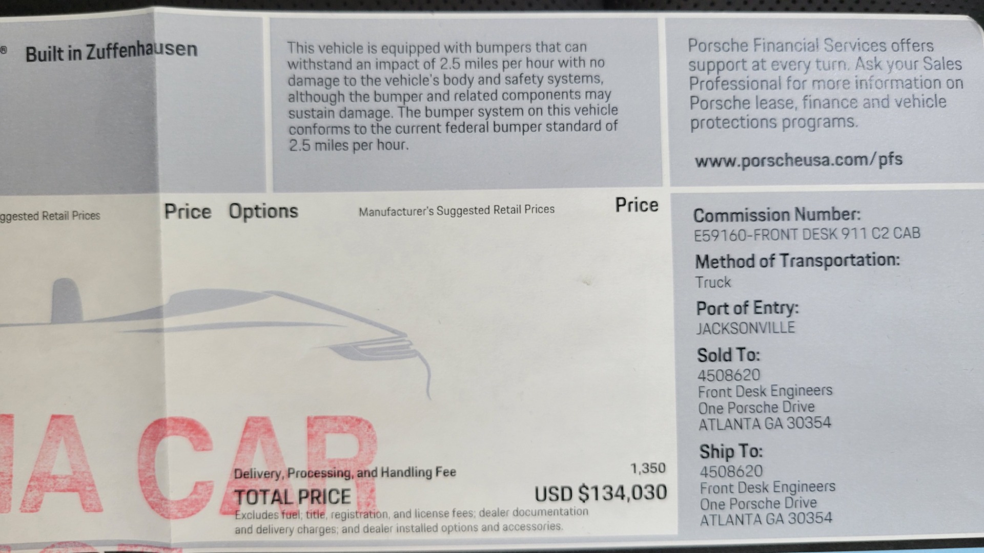 Used 2021 Porsche 911 CARRERA CABRIOLET / PREM PKG / INNODRIVE / CHRONO / BURMESTER / REARVIEW for sale $153,995 at Formula Imports in Charlotte NC 28227 80