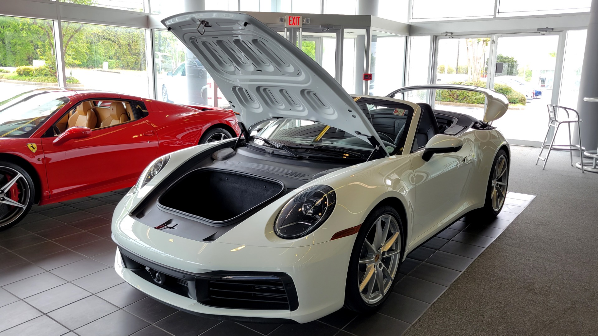 Used 2021 Porsche 911 CARRERA CABRIOLET / PREM PKG / INNODRIVE / CHRONO / BURMESTER / REARVIEW for sale Sold at Formula Imports in Charlotte NC 28227 83