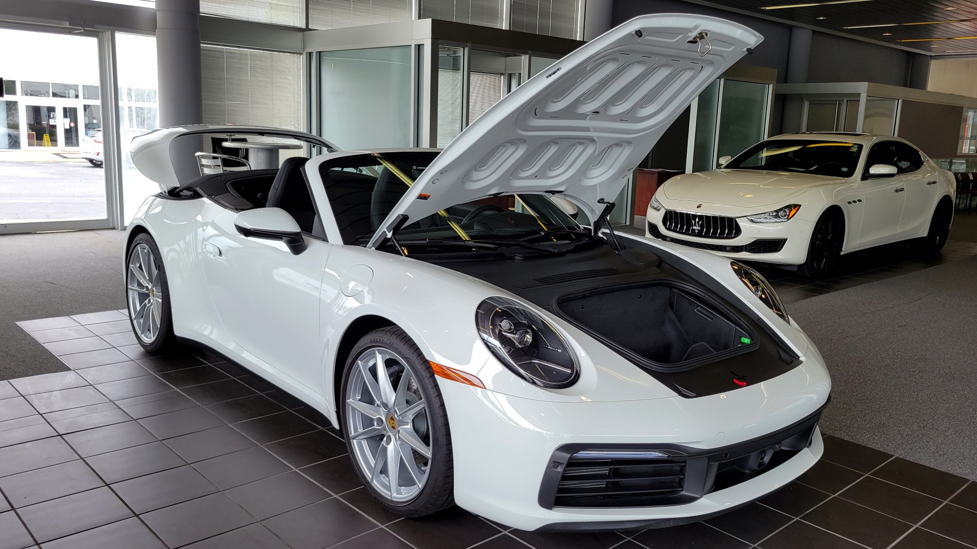 Used 2021 Porsche 911 CARRERA CABRIOLET / PREM PKG / INNODRIVE / CHRONO / BURMESTER / REARVIEW for sale Sold at Formula Imports in Charlotte NC 28227 84
