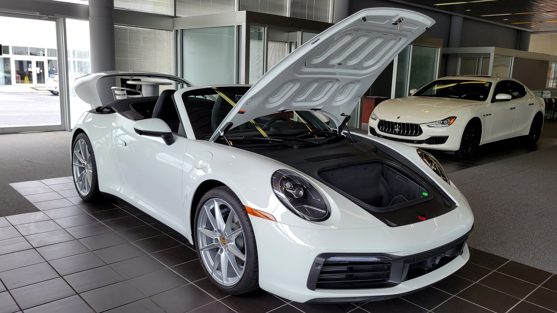 Used 2021 Porsche 911 CARRERA CABRIOLET / PREM PKG / INNODRIVE / CHRONO / BURMESTER / REARVIEW for sale $153,995 at Formula Imports in Charlotte NC 28227 84