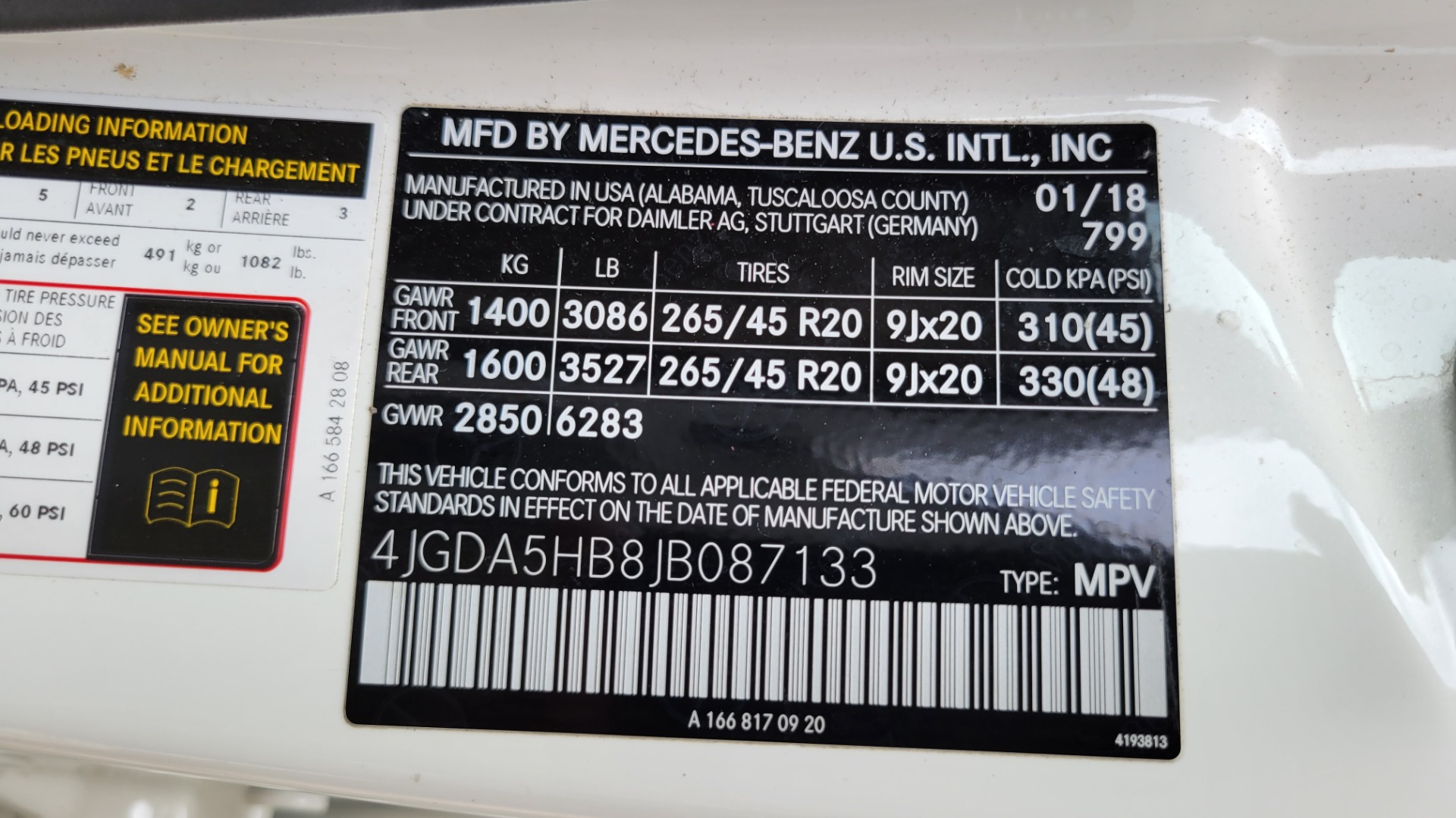 Used 2018 Mercedes-Benz GLE 350 4MATIC SUV / PREMIUM 3 / PANO-ROOF / H/K SND / REARVIEW for sale Sold at Formula Imports in Charlotte NC 28227 91