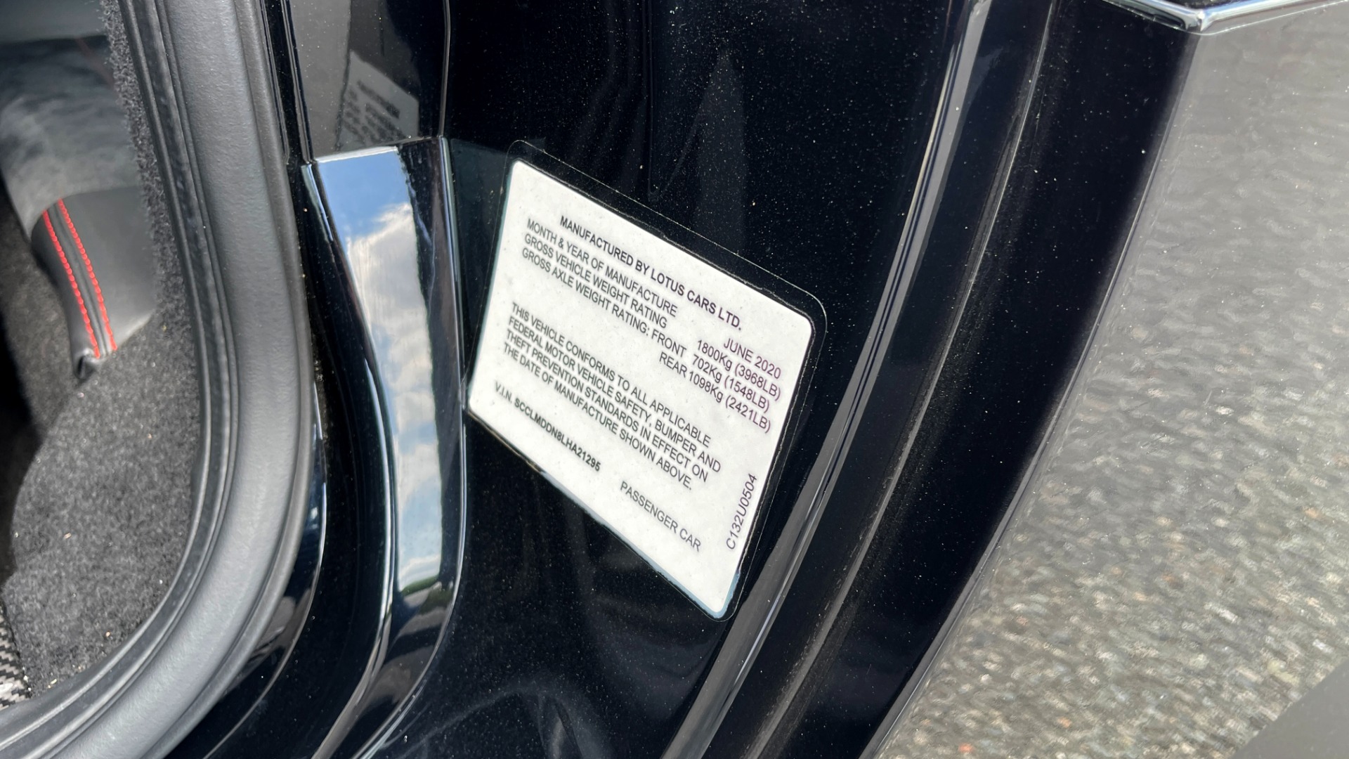 Used 2020 Lotus Evora GT SUPERCHARGED / CARBON FIBER SEATS / CARBON FIBER TRIM / PHANTOM BLACK / SUB for sale Sold at Formula Imports in Charlotte NC 28227 20
