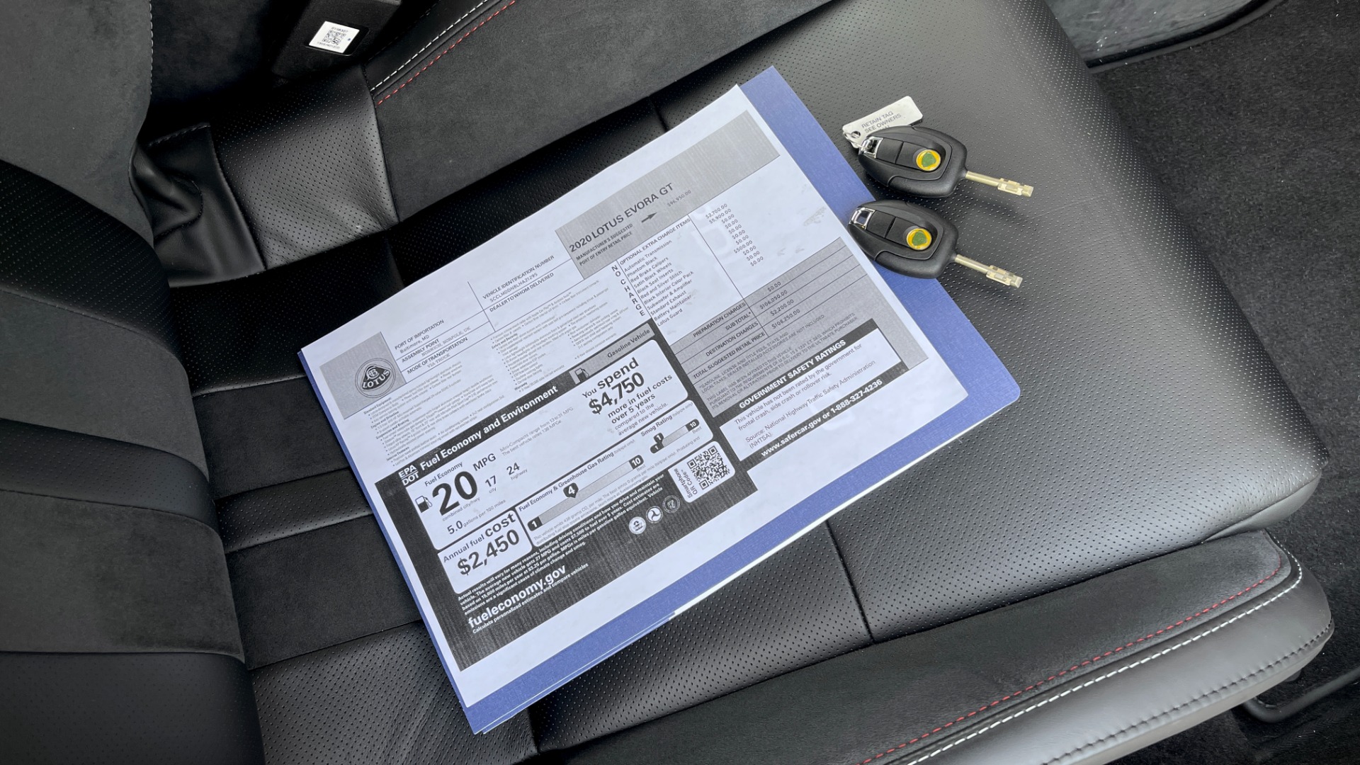 Used 2020 Lotus Evora GT SUPERCHARGED / CARBON FIBER SEATS / CARBON FIBER TRIM / PHANTOM BLACK / SUB for sale Sold at Formula Imports in Charlotte NC 28227 67
