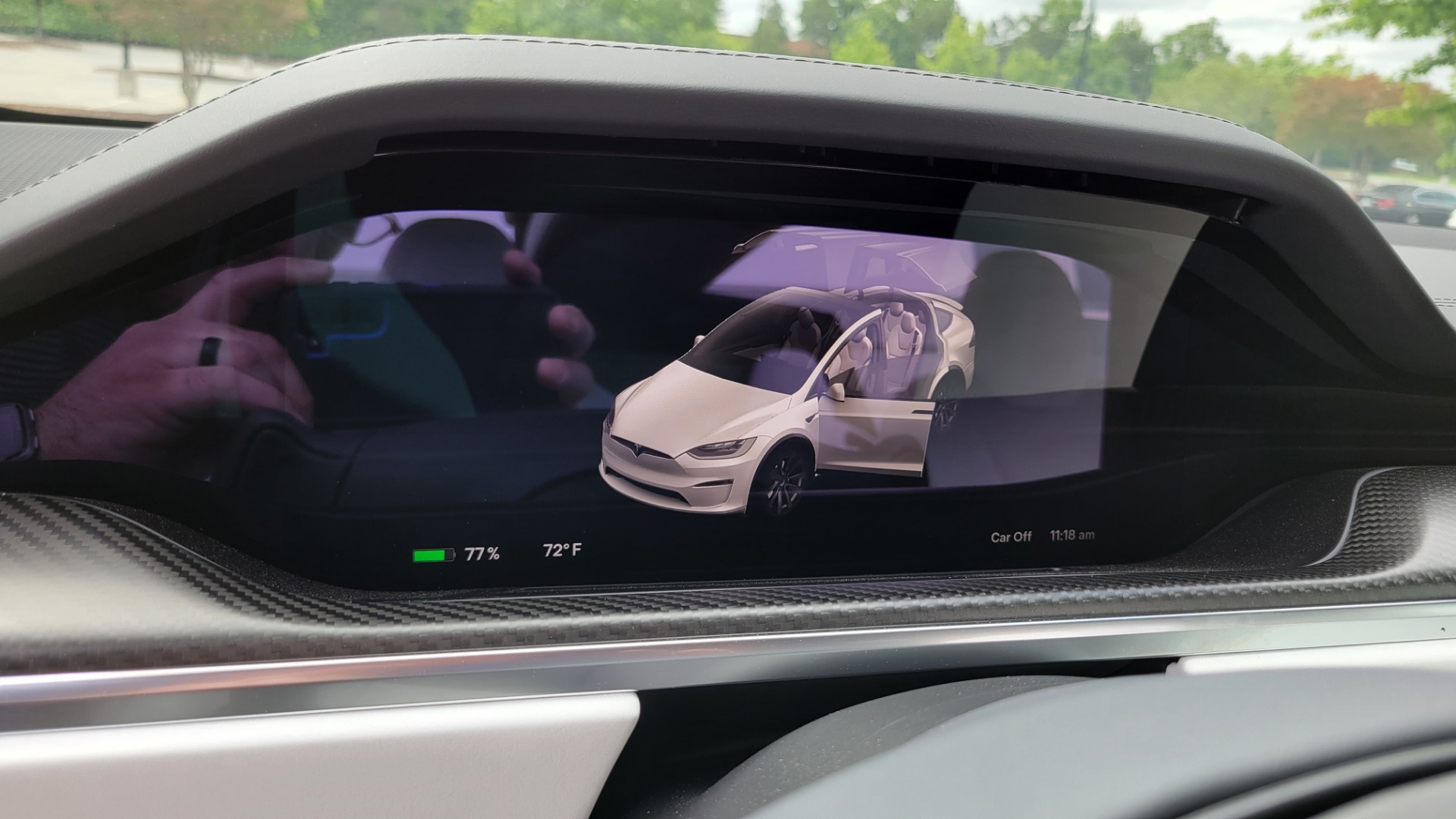 Used 2022 Tesla MODEL X PLAID 1020HP AWD SEDAN / NAV / GLASS ROOF / 3-ROWS / REARVIEW/ LOW MILES for sale Sold at Formula Imports in Charlotte NC 28227 57