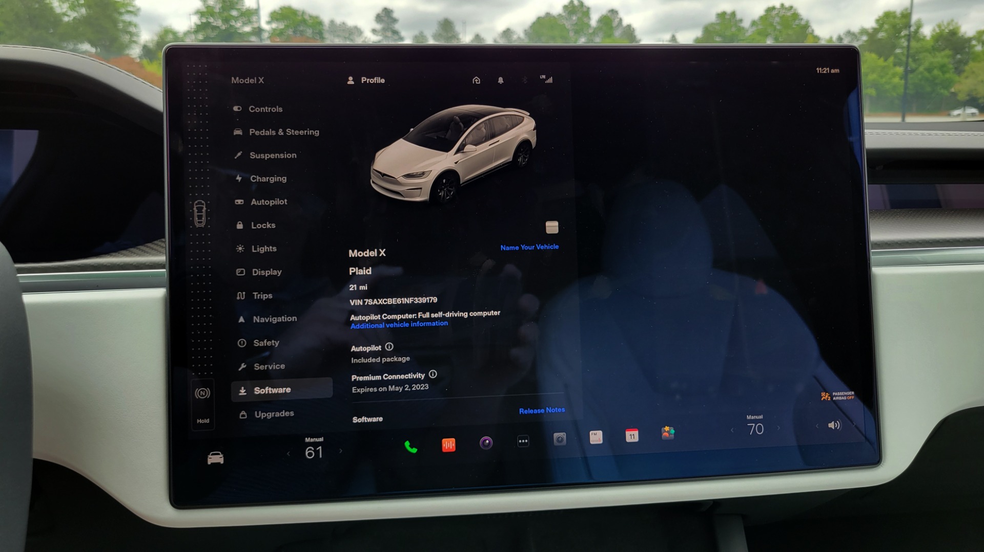 Used 2022 Tesla MODEL X PLAID 1020HP AWD SEDAN / NAV / GLASS ROOF / 3-ROWS / REARVIEW/ LOW MILES for sale Sold at Formula Imports in Charlotte NC 28227 63