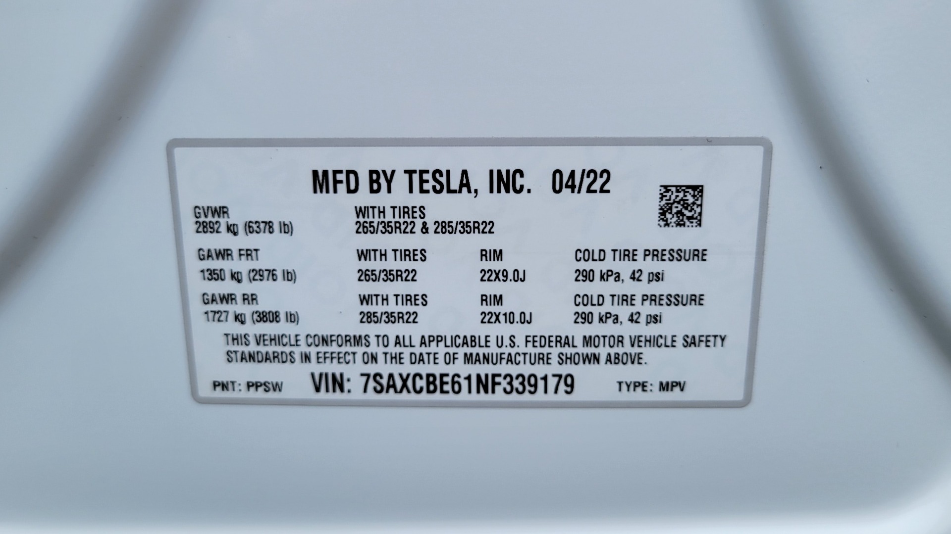 Used 2022 Tesla MODEL X PLAID 1020HP AWD SEDAN / NAV / GLASS ROOF / 3-ROWS / REARVIEW/ LOW MILES for sale Sold at Formula Imports in Charlotte NC 28227 85