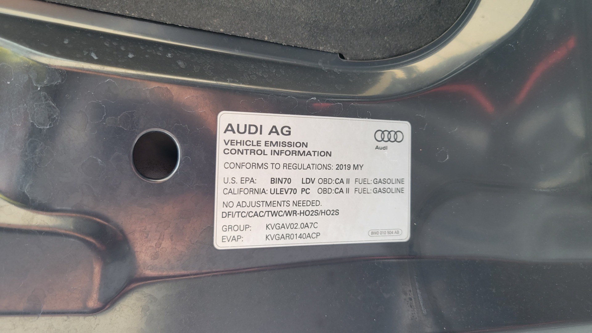 Used 2019 Audi A4 PREMIUM PLUS QUATTRO / SPORT / NAV / SUNROOF / REARVIEW for sale Sold at Formula Imports in Charlotte NC 28227 14