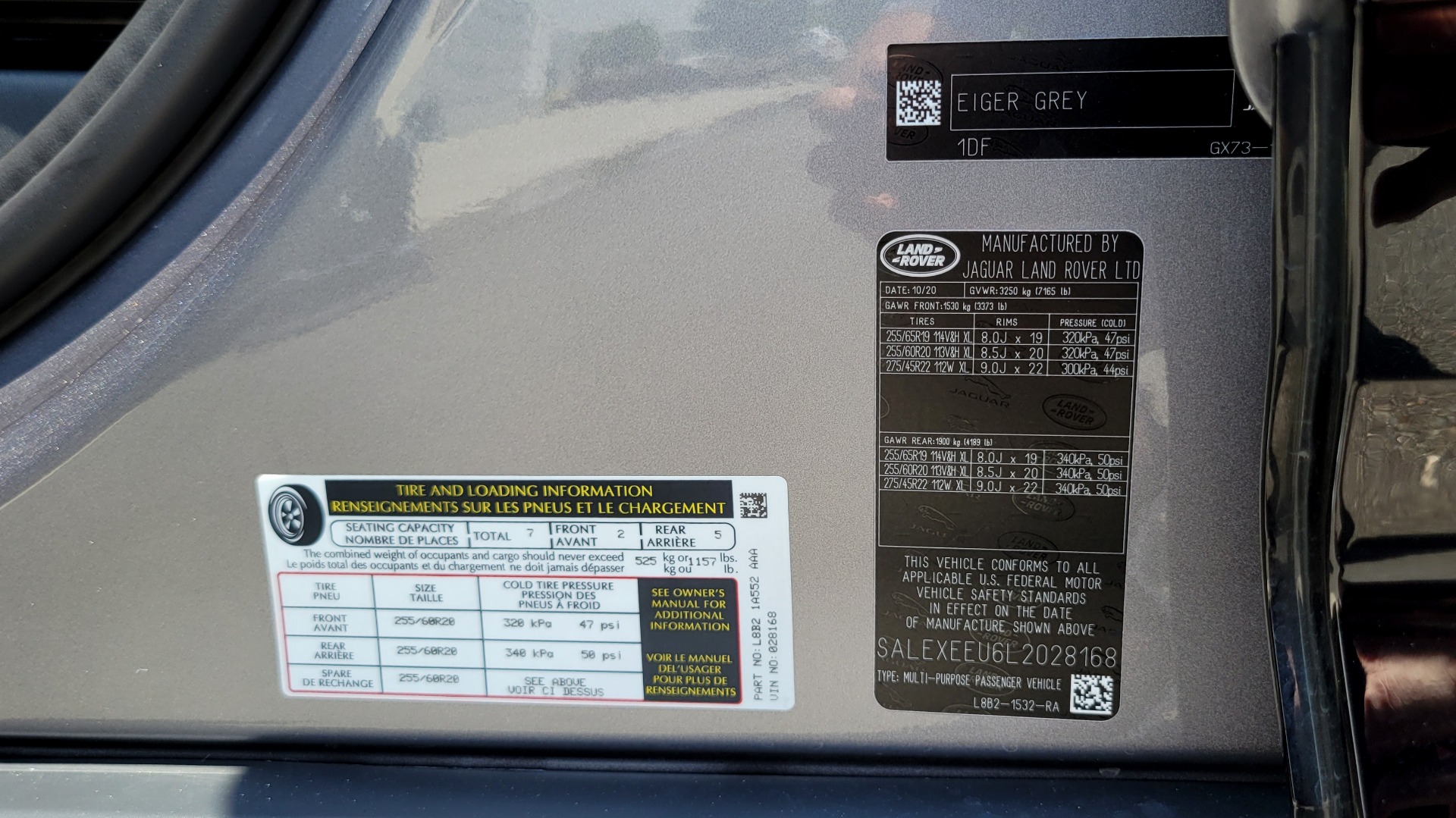 Used 2020 Land Rover Defender X for sale Sold at Formula Imports in Charlotte NC 28227 111